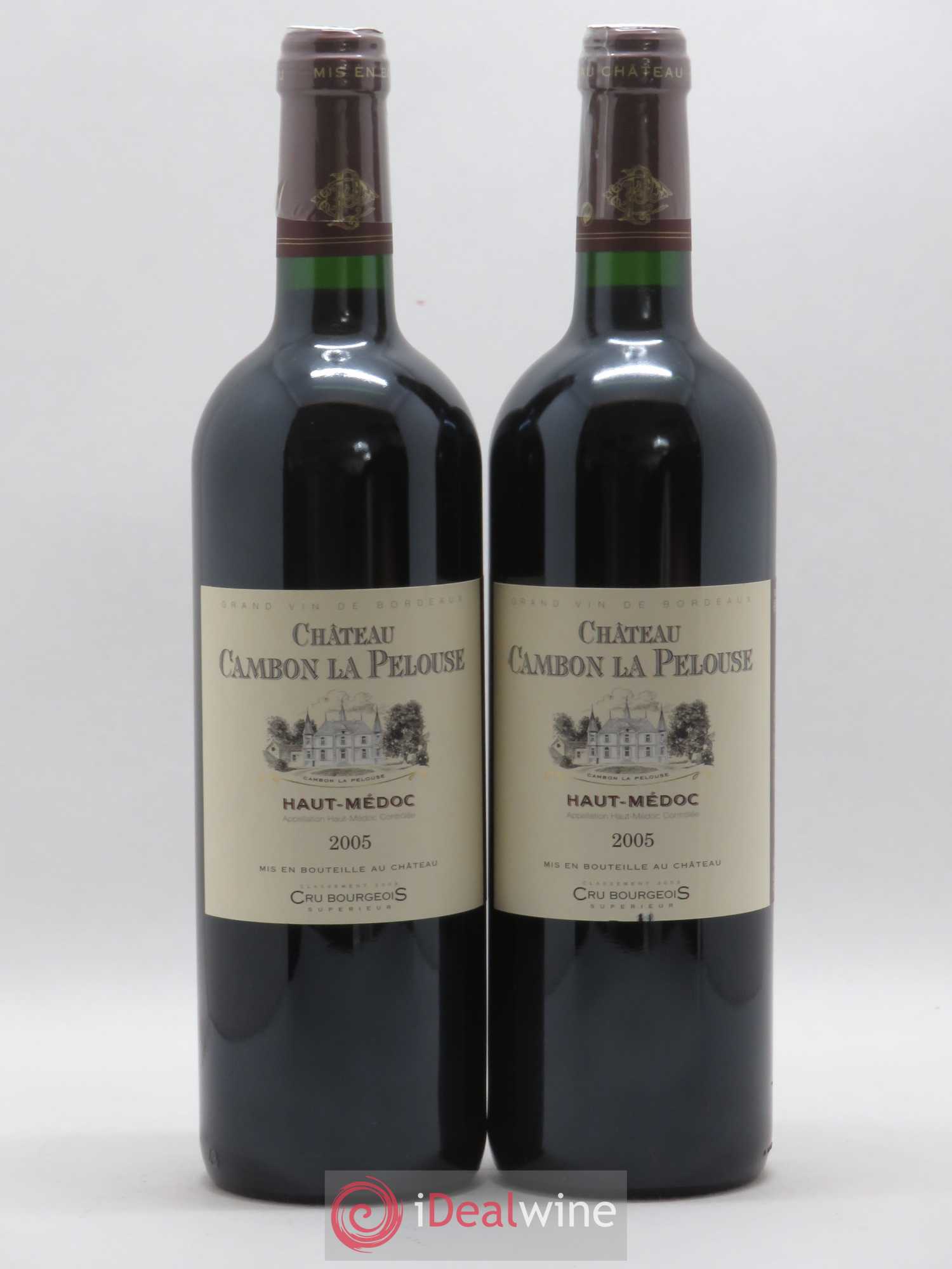 Château Cambon la Pelouse Cru Bourgeois 2005 - Lot de 2 bouteilles - 0
