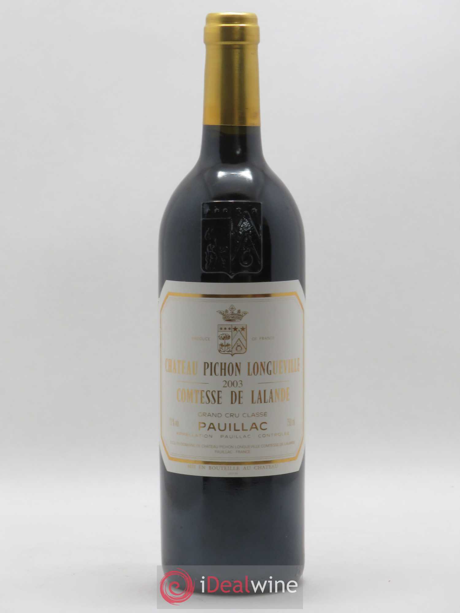 Château Pichon Longueville Comtesse de Lalande 2ème Grand Cru Classé 2003 - Lot de 1 bouteille - 0