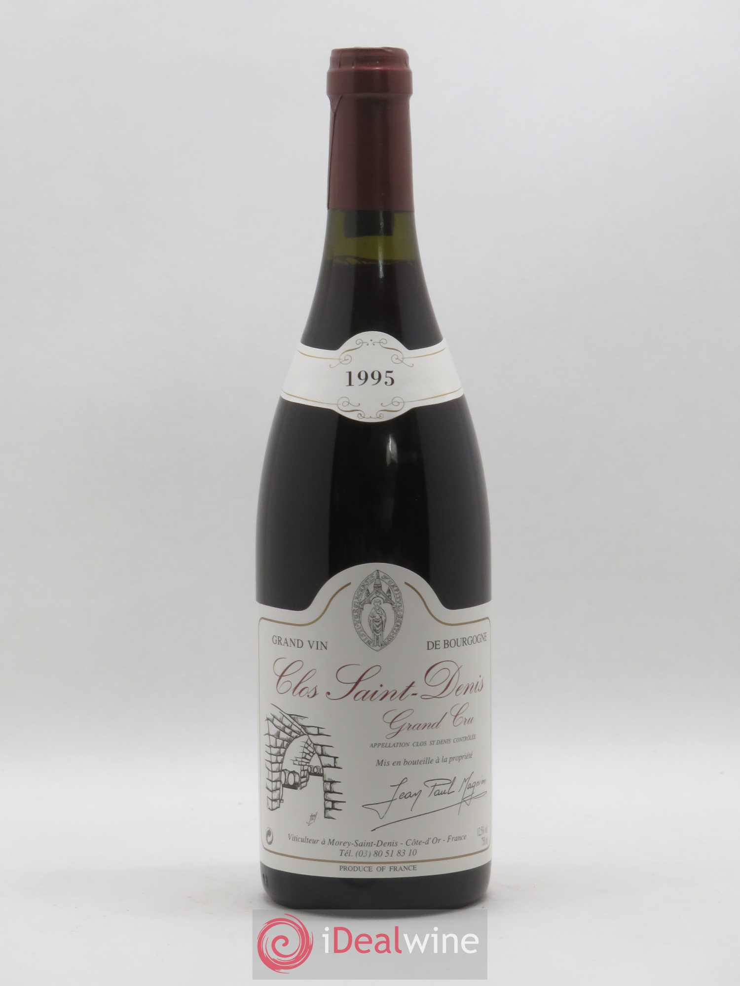 Clos Saint-Denis Grand Cru Jean Paul Magnien 1995 - Lot de 1 bouteille - 0