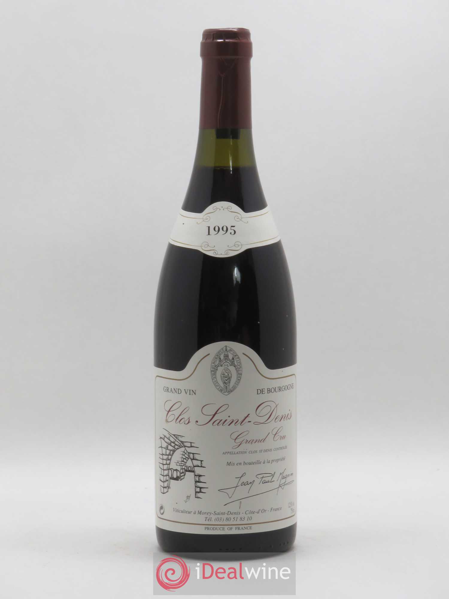 Clos Saint-Denis Grand Cru Jean Paul Magnien 1995 - Lot de 1 bouteille - 0