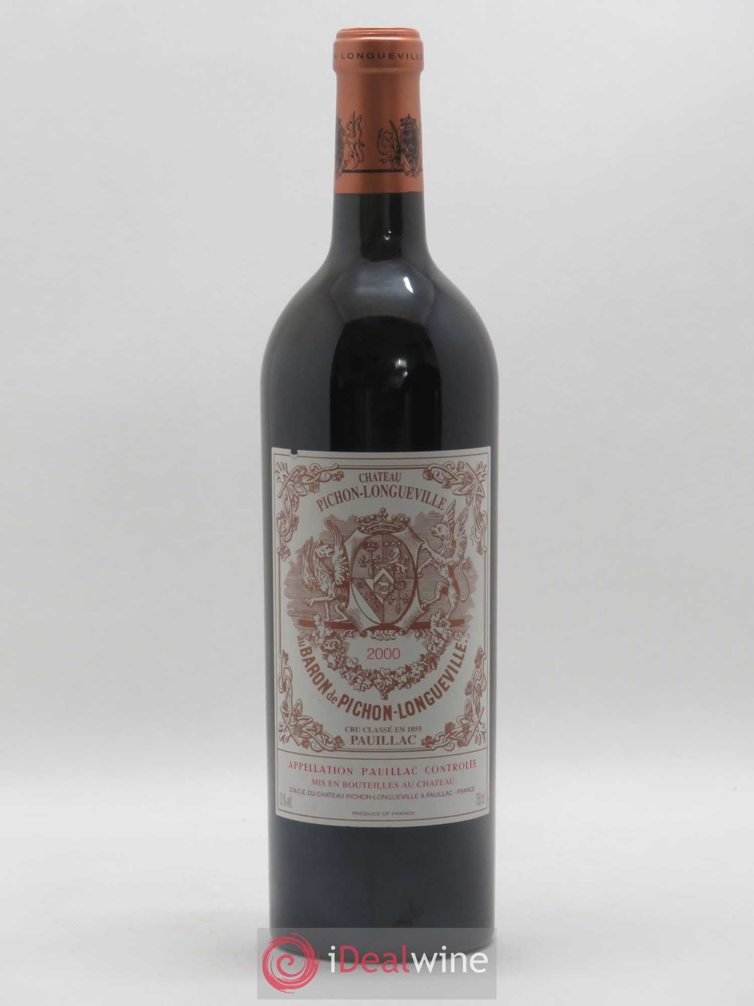Pichon Longueville Baron 2ème Grand Cru Classé 2000 - Lot de 1 bouteille - 0