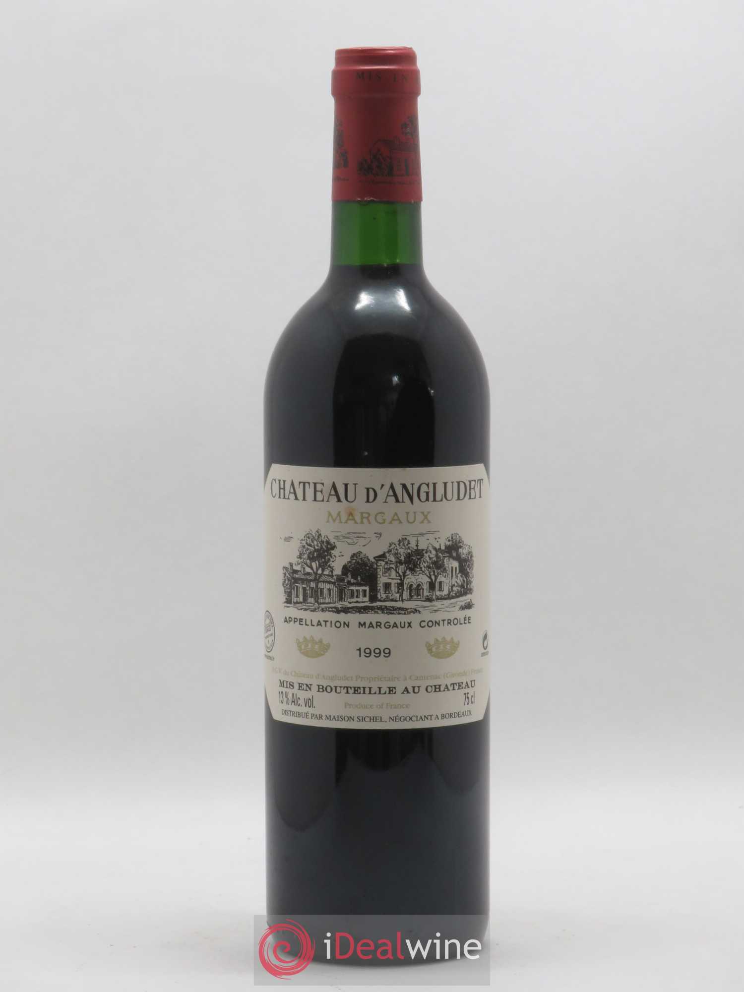 Château d' Angludet Cru Bourgeois 1999 - Lot de 1 bouteille - 0