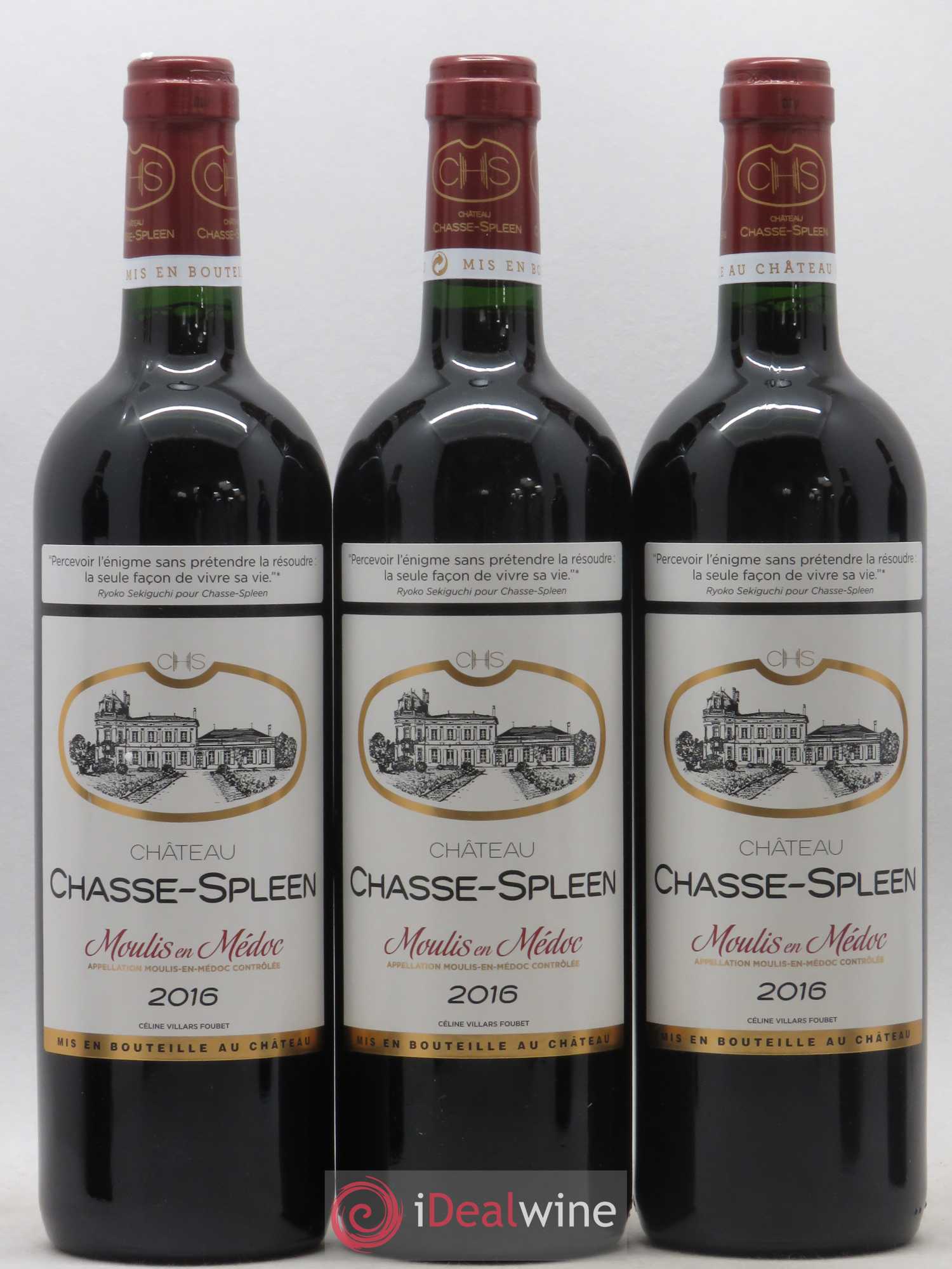 Château Chasse Spleen 2016 - Lot de 6 bouteilles - 1