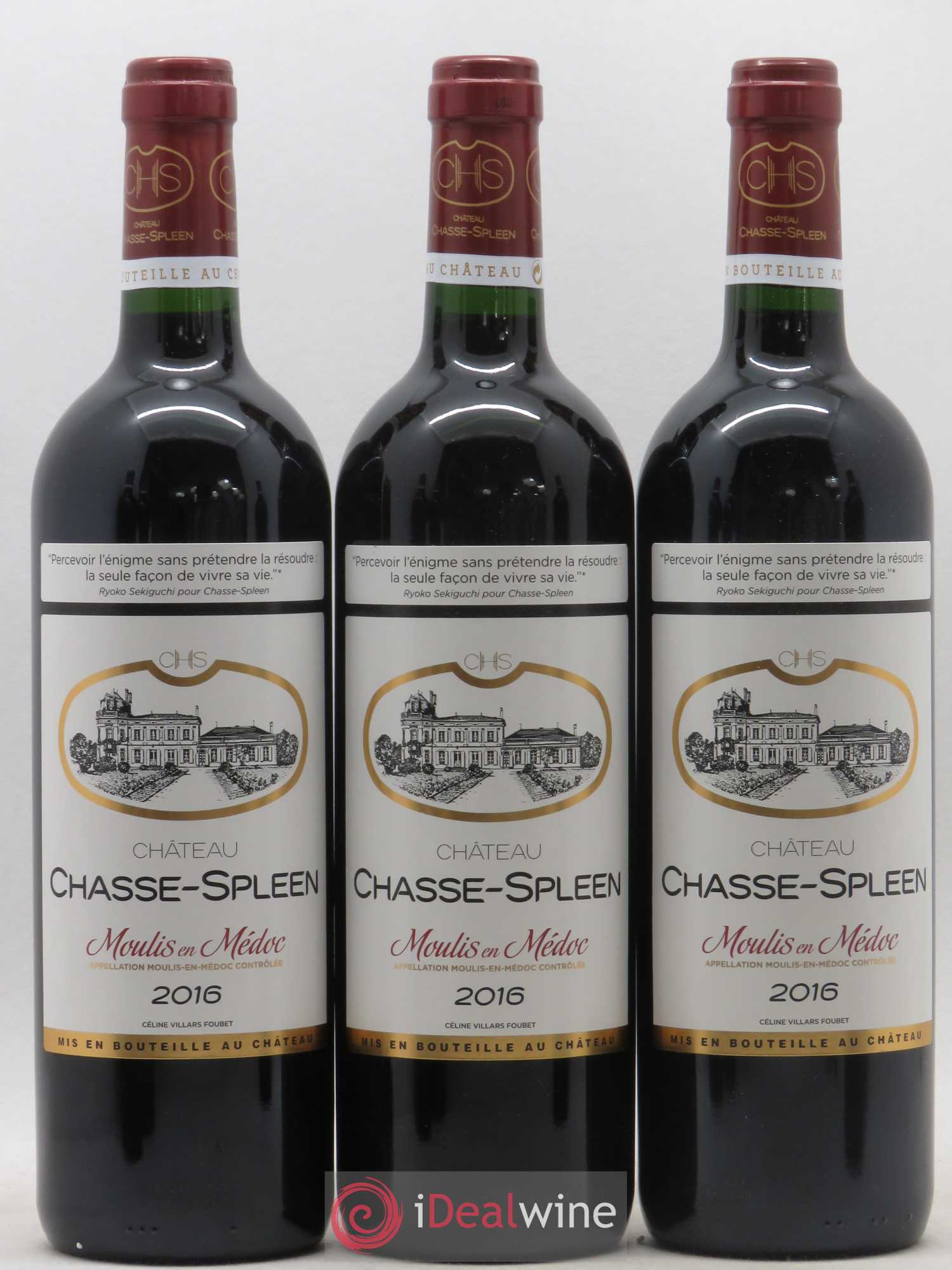 Château Chasse Spleen 2016 - Lot de 6 bouteilles - 2