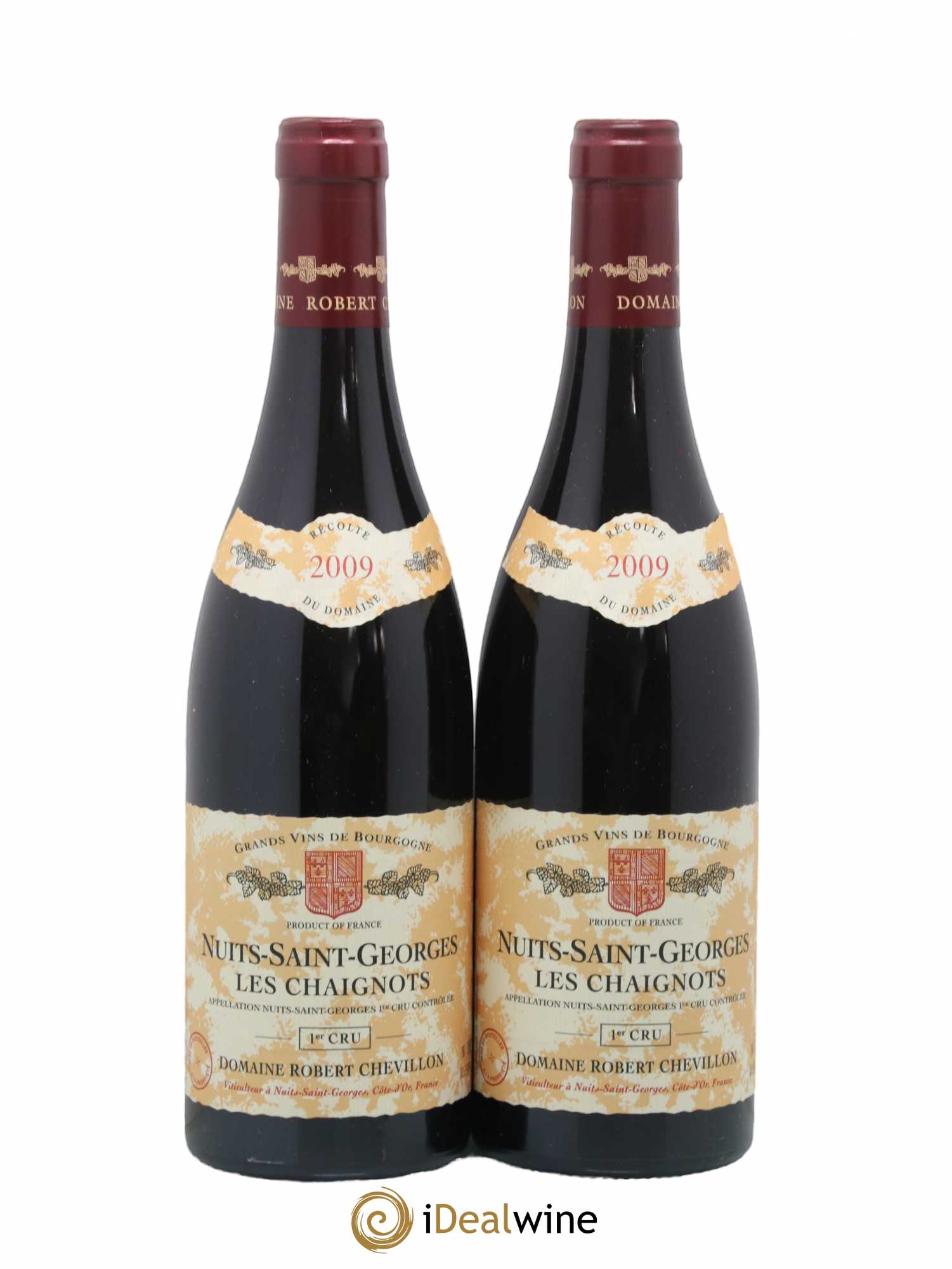 Nuits-Saint-Georges 1er Cru Les Chaignots Robert Chevillon 2009 - Lot de 2 bouteilles - 0