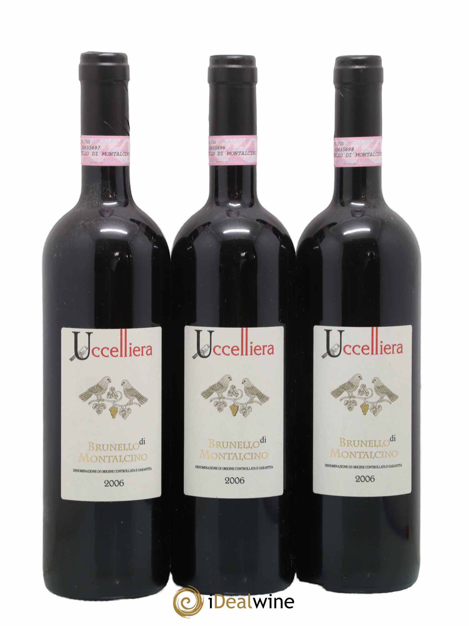 Brunello di Montalcino Ucceliera 2006 - Lot de 3 bouteilles - 0