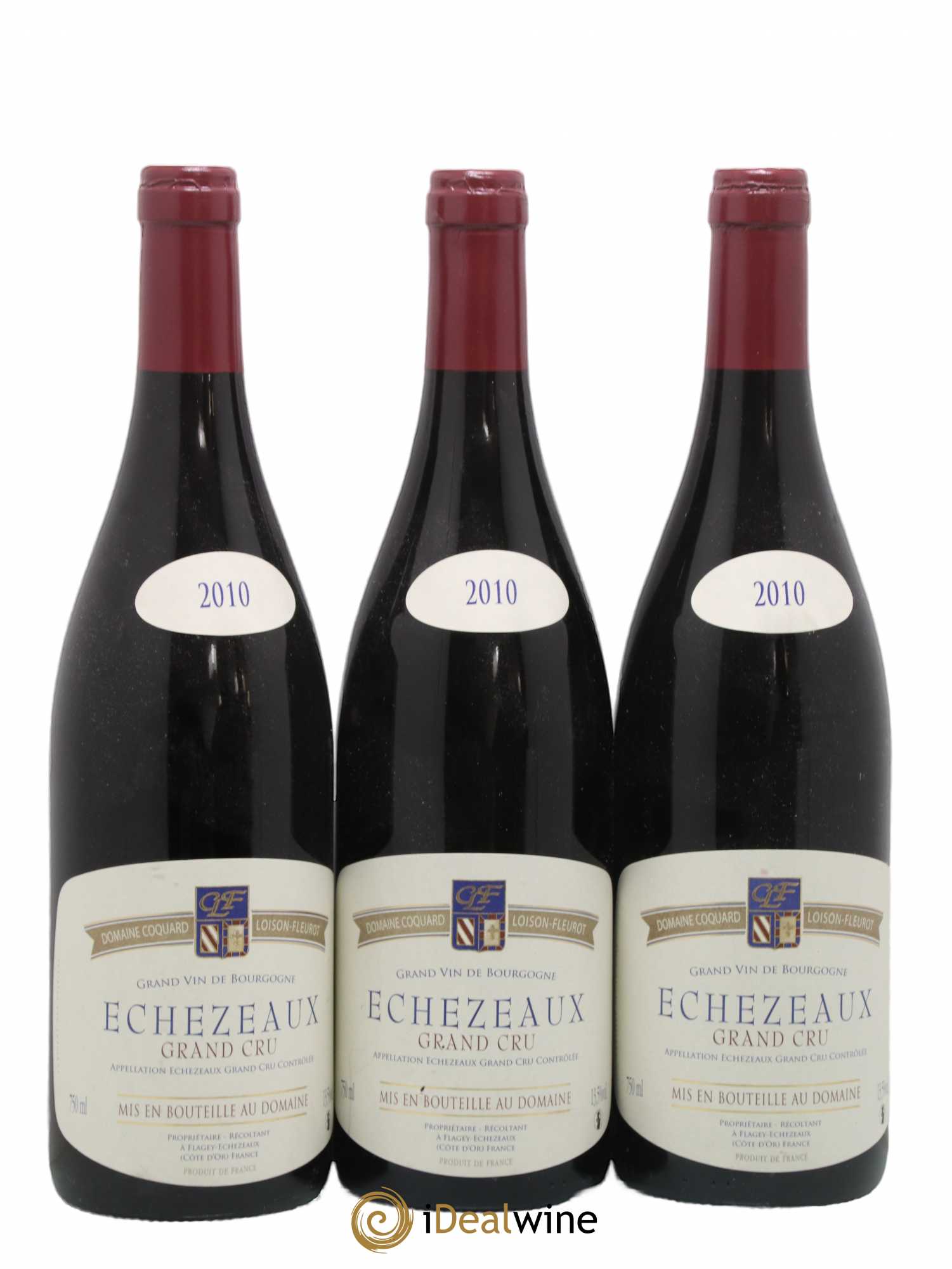 Echezeaux Grand Cru Coquard Loison-Fleurot 2010 - Lot de 3 bouteilles - 0