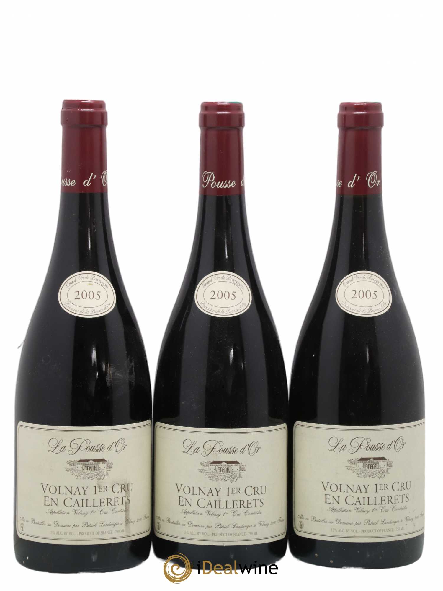 Volnay 1er Cru Les Caillerets La Pousse d'Or (Domaine de) 2005 - Lot de 3 bouteilles - 0