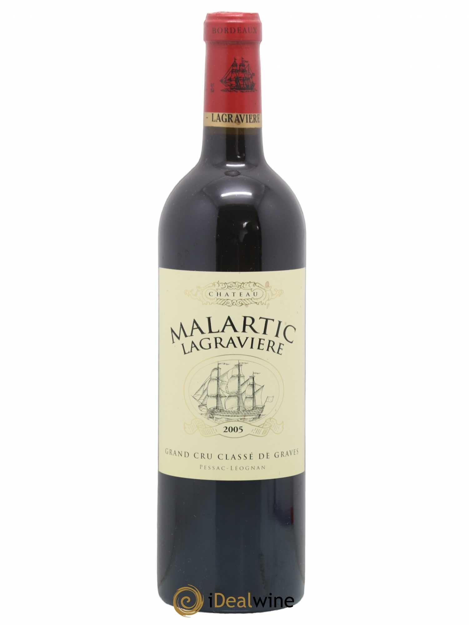 Château Malartic-Lagravière Cru Classé de Graves 2005 - Lot de 1 bouteille - 0