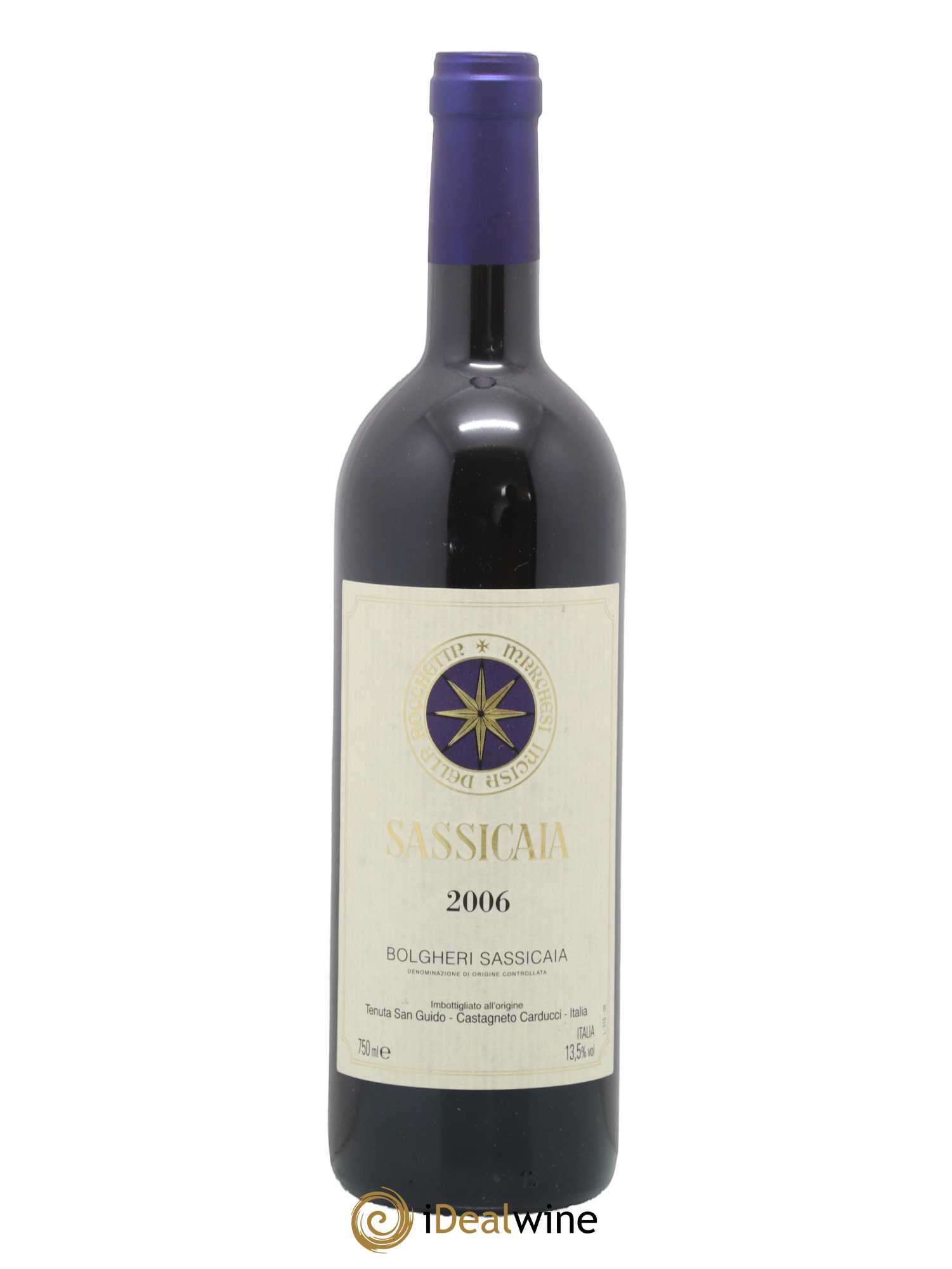 Bolgheri DOC Sassicaia Tenuta San Guido 2006 - Lot de 1 bouteille - 0