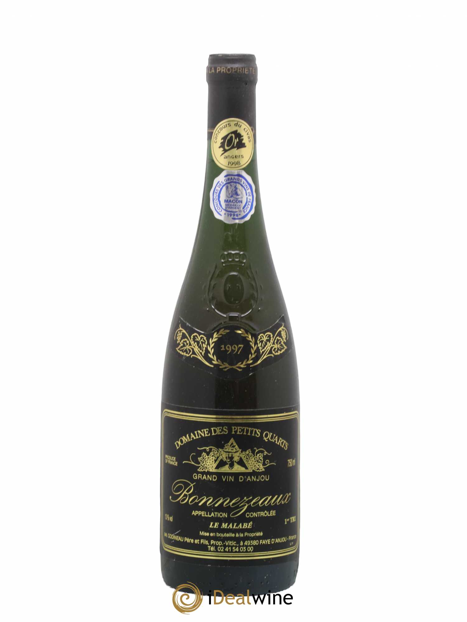 Bonnezeaux Godineau Le Malabé 1er Tri 1997 - Lot de 1 bouteille - 0