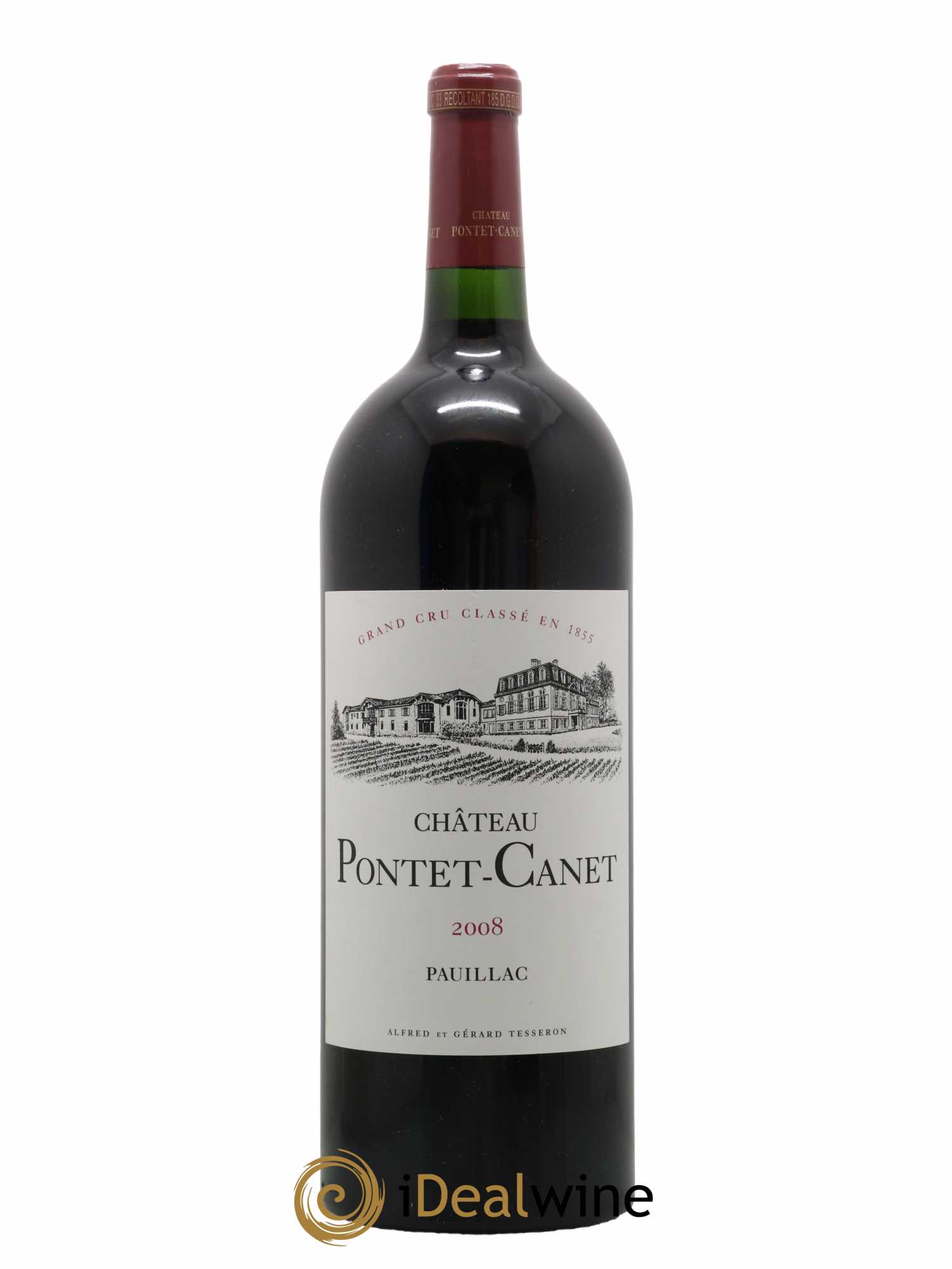 Château Pontet Canet 5ème Grand Cru Classé 2008 - Lot de 1 magnum - 0