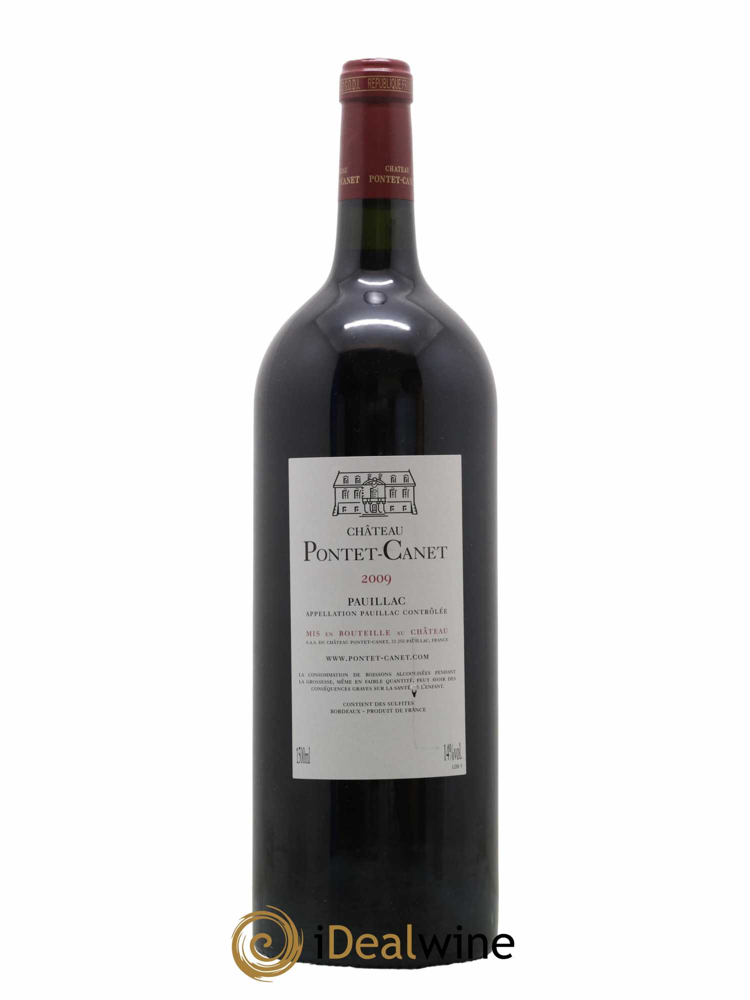 Château Pontet Canet 5ème Grand Cru Classé 2009 - Lot de 1 magnum - 1