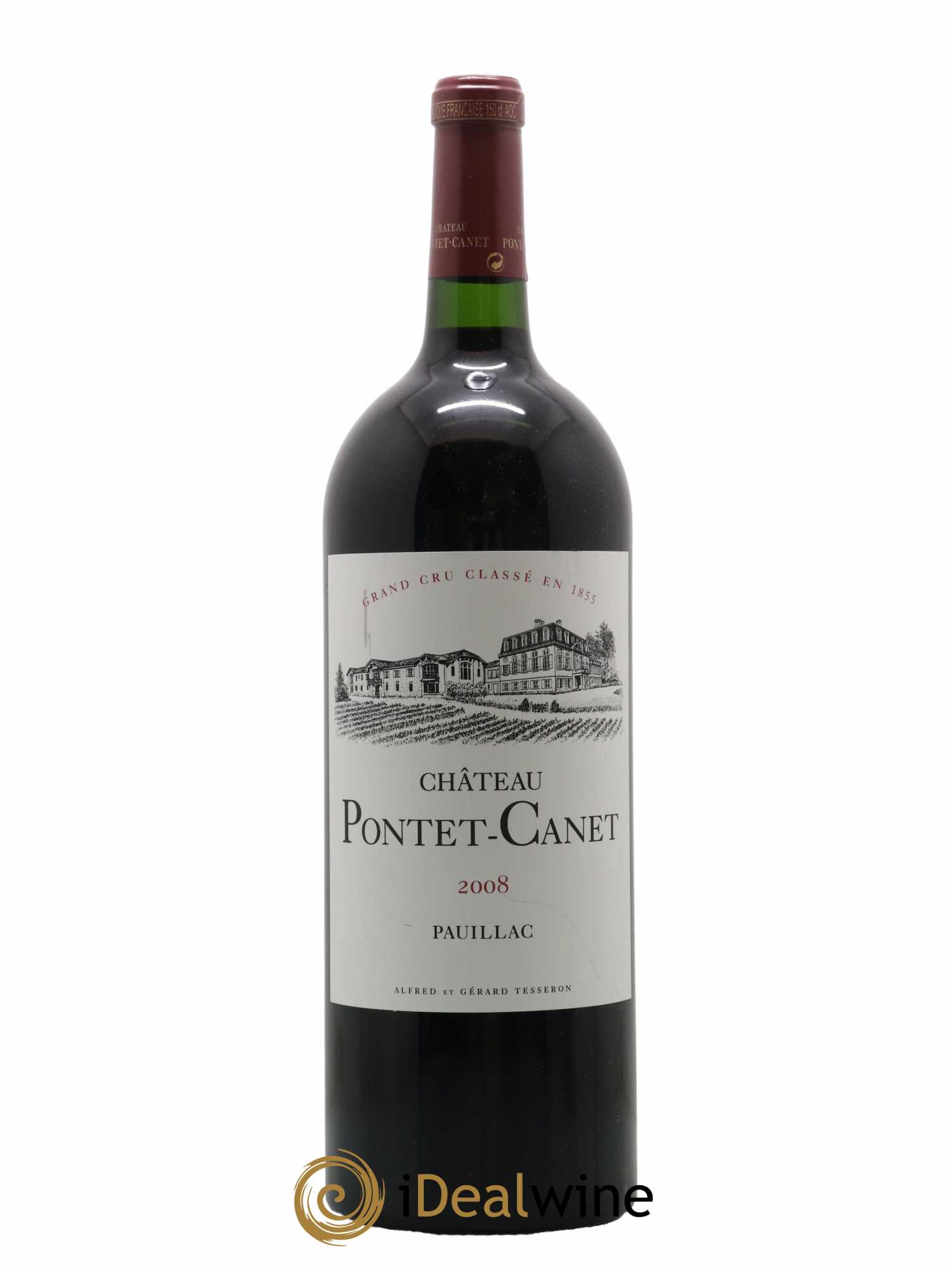 Château Pontet Canet 5ème Grand Cru Classé 2008 - Lot de 1 magnum - 0