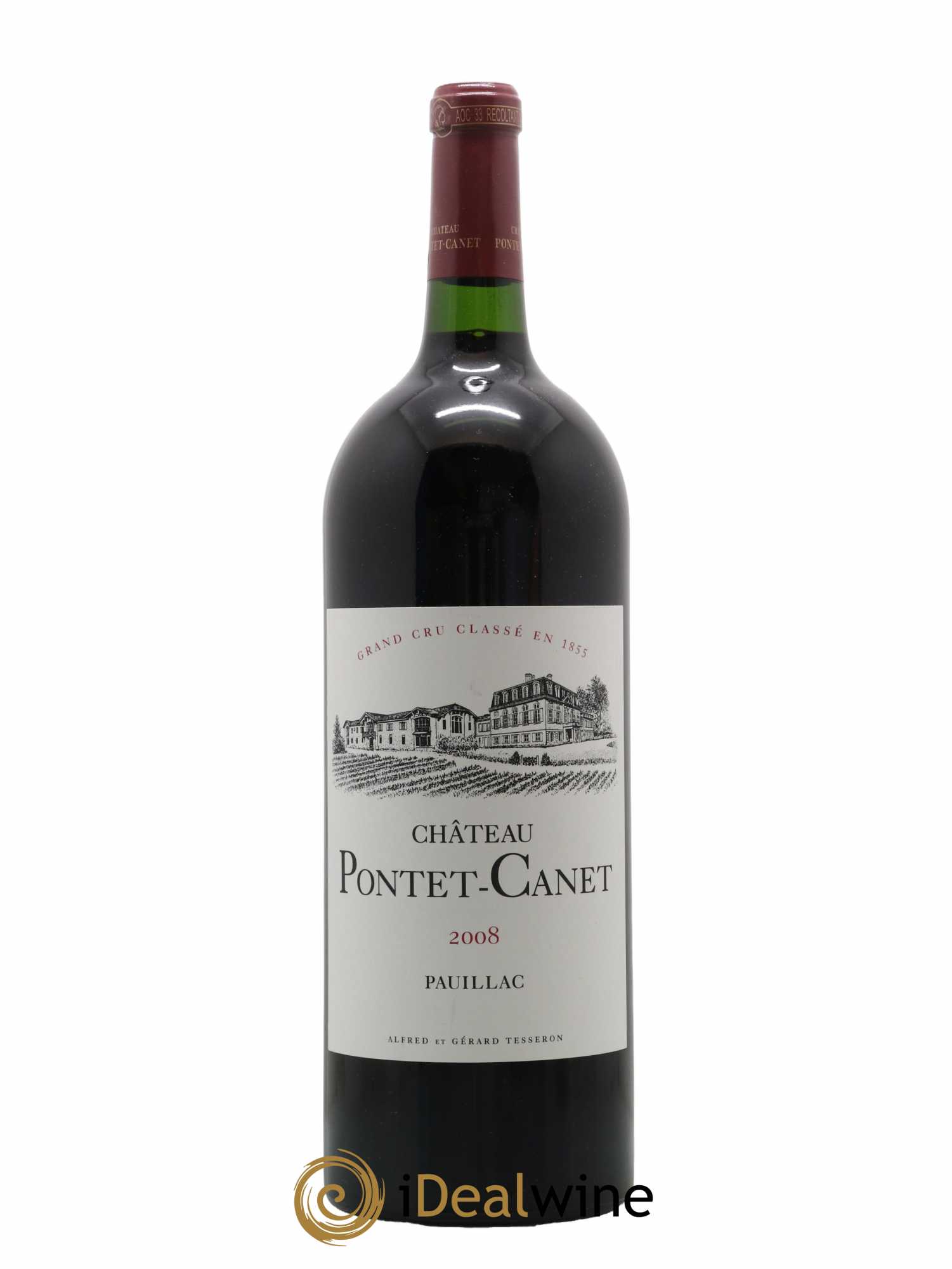 Château Pontet Canet 5ème Grand Cru Classé 2008 - Lot de 1 magnum - 0