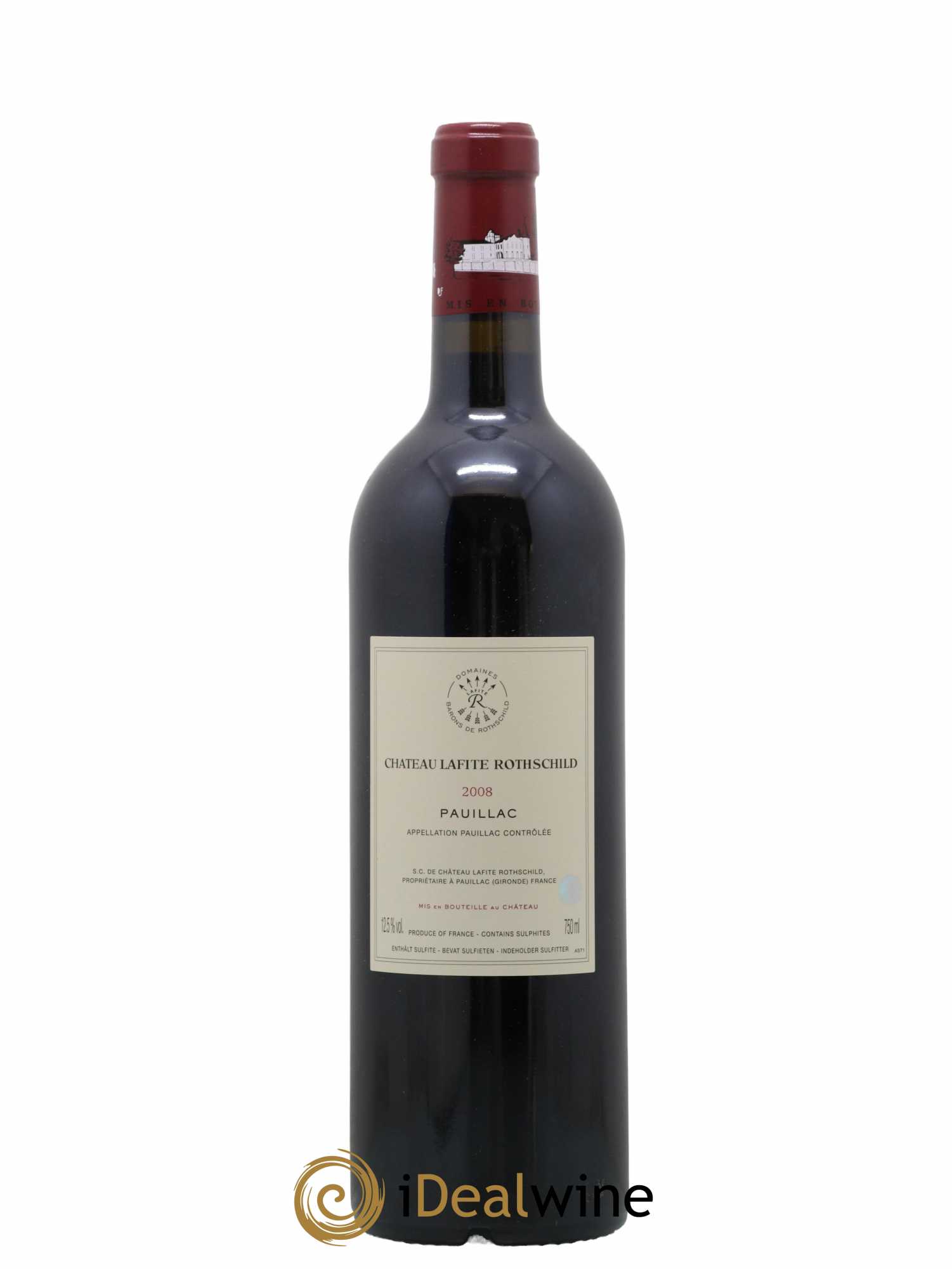 Château Lafite Rothschild 1er Grand Cru Classé 2008 - Lot de 1 bouteille - 1
