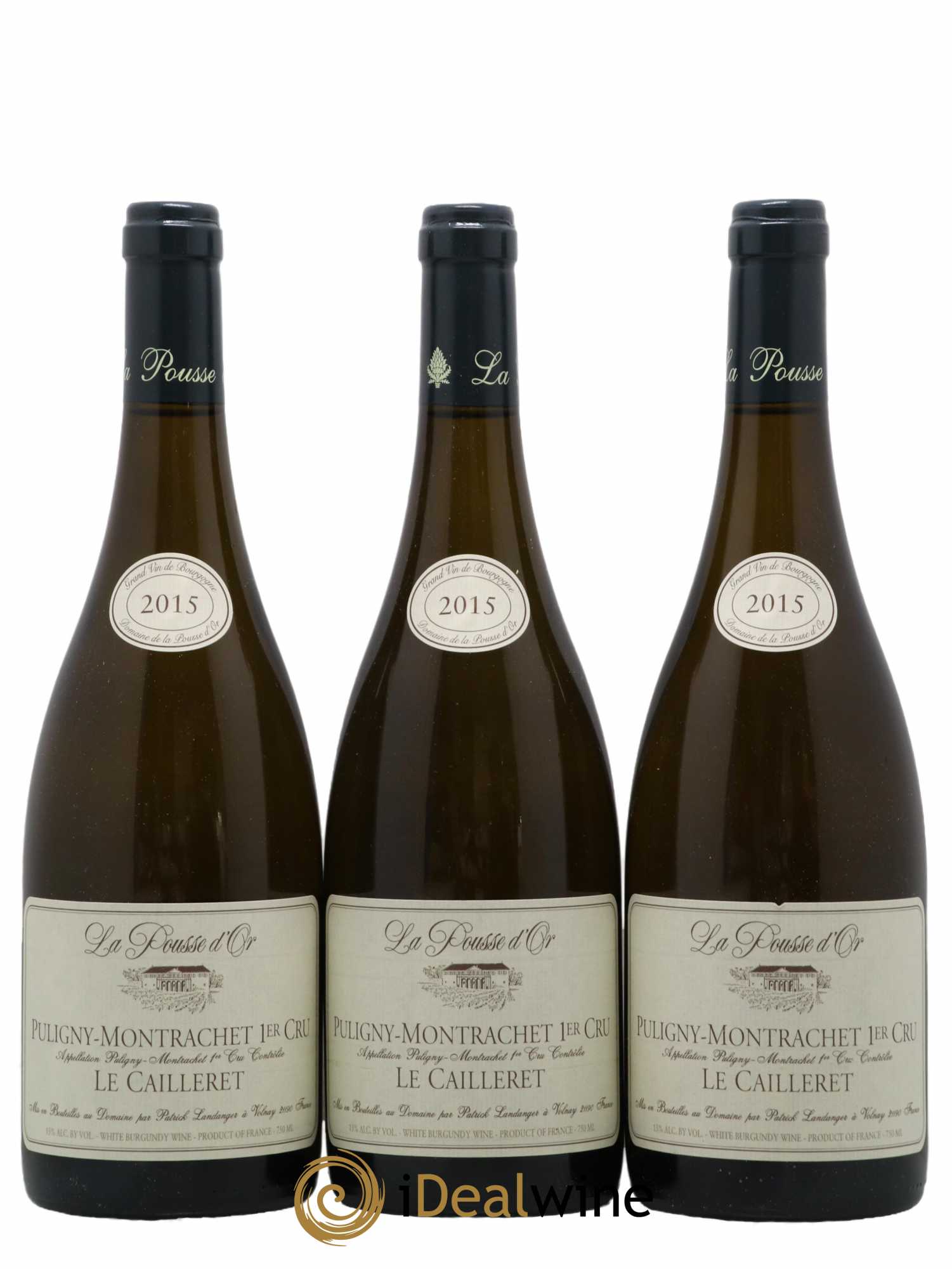 Puligny-Montrachet 1er Cru Le Cailleret La Pousse d'Or (Domaine de) 2015 - Lot de 3 bouteilles - 0