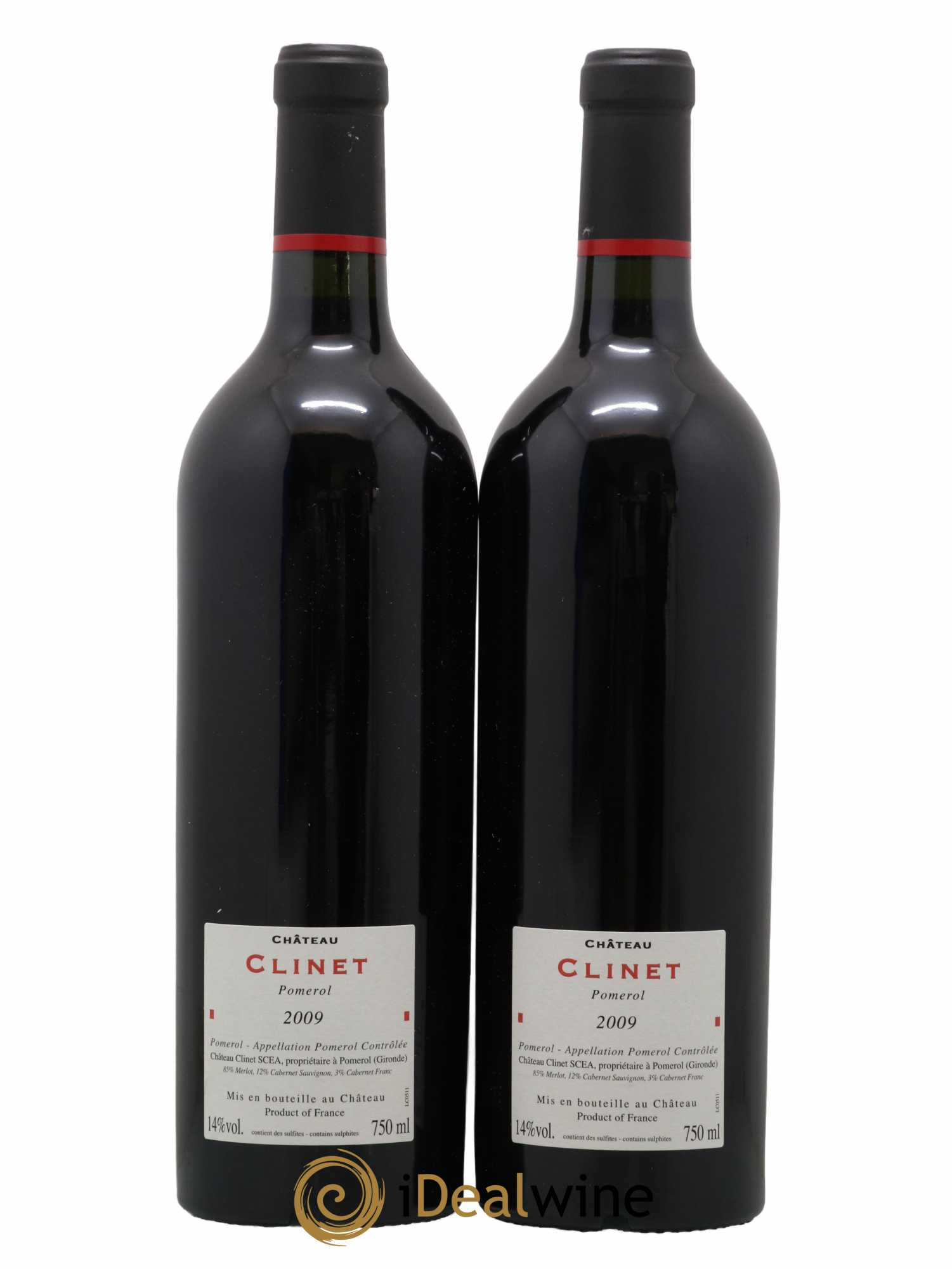 Château Clinet 2009 - Lot de 2 bouteilles - 1