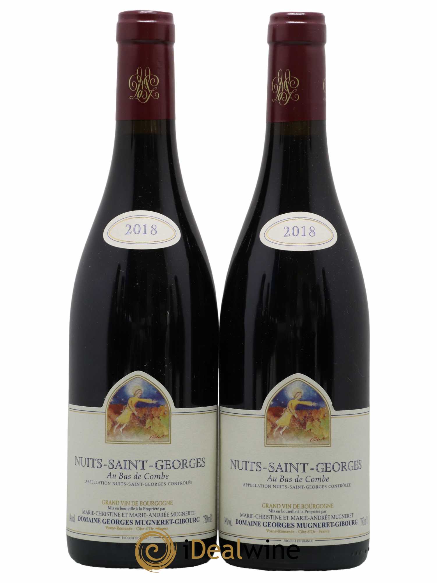 Nuits-Saint-Georges Mugneret-Gibourg (Domaine) Au Bas de Combe 2018 - Lot de 2 bouteilles - 0