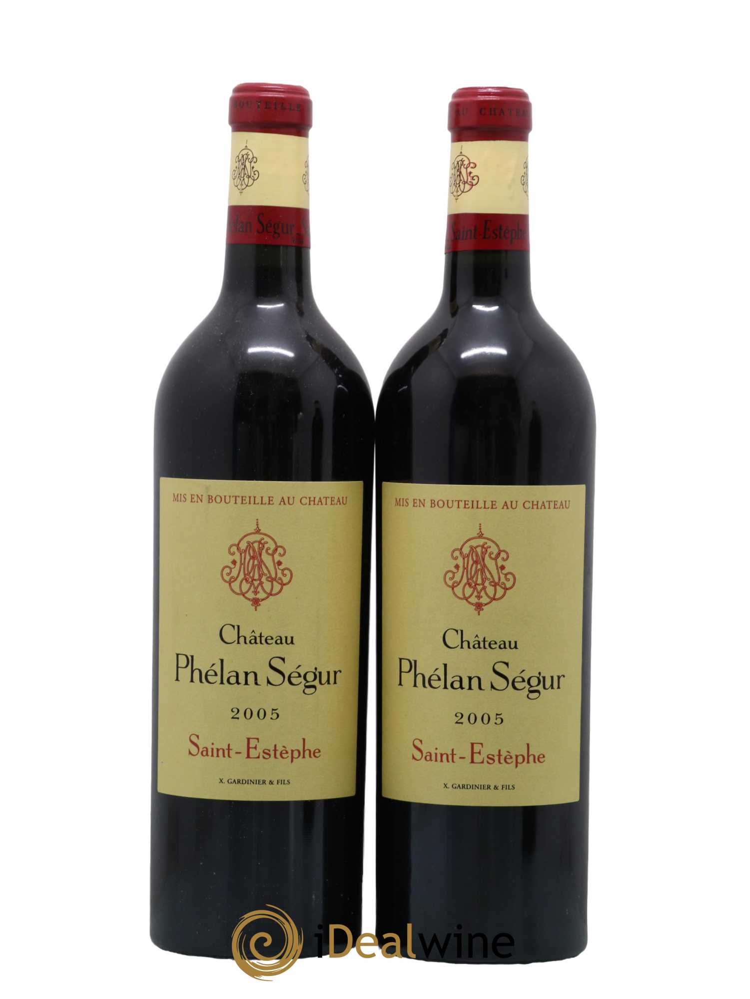 Château Phélan Ségur 2005 - Lot de 2 bouteilles - 0