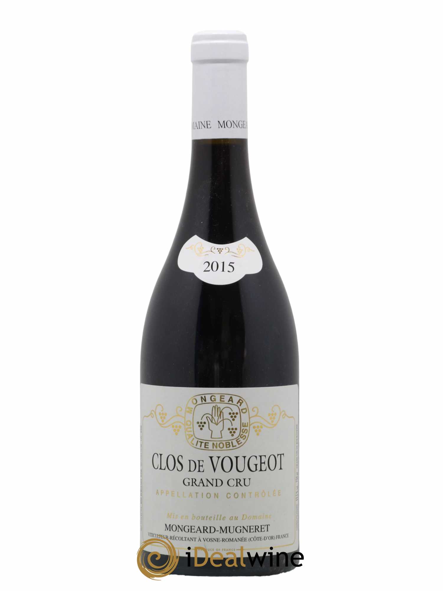Clos de Vougeot Grand Cru Mongeard-Mugneret (Domaine) 2015 - Lot de 1 bouteille - 0
