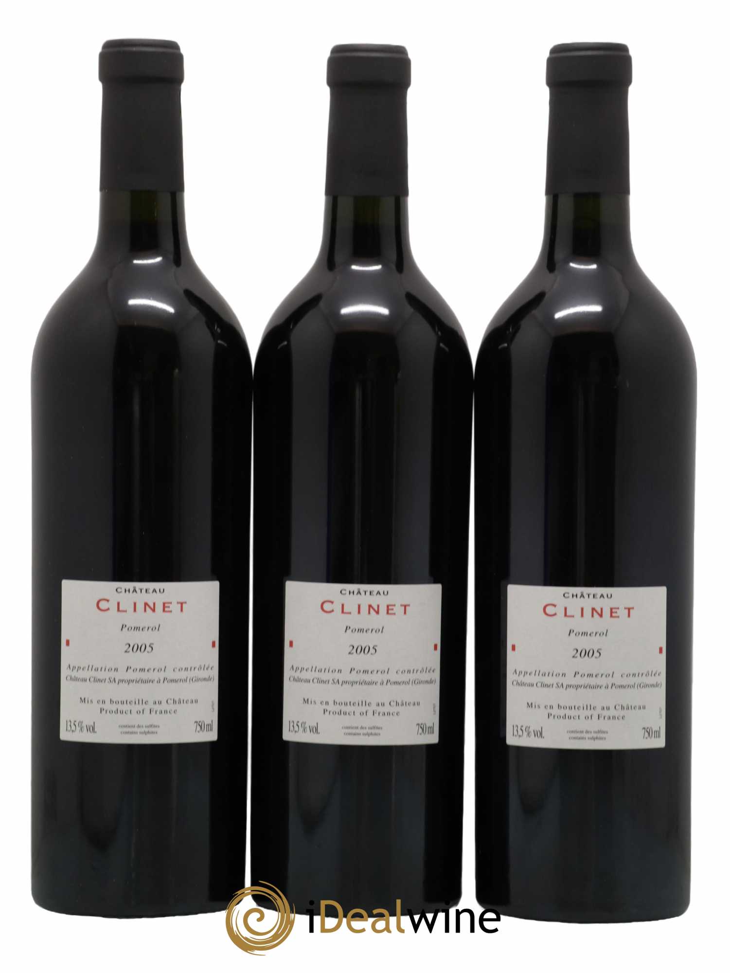 Château Clinet 2005 - Lot de 3 bouteilles - 1