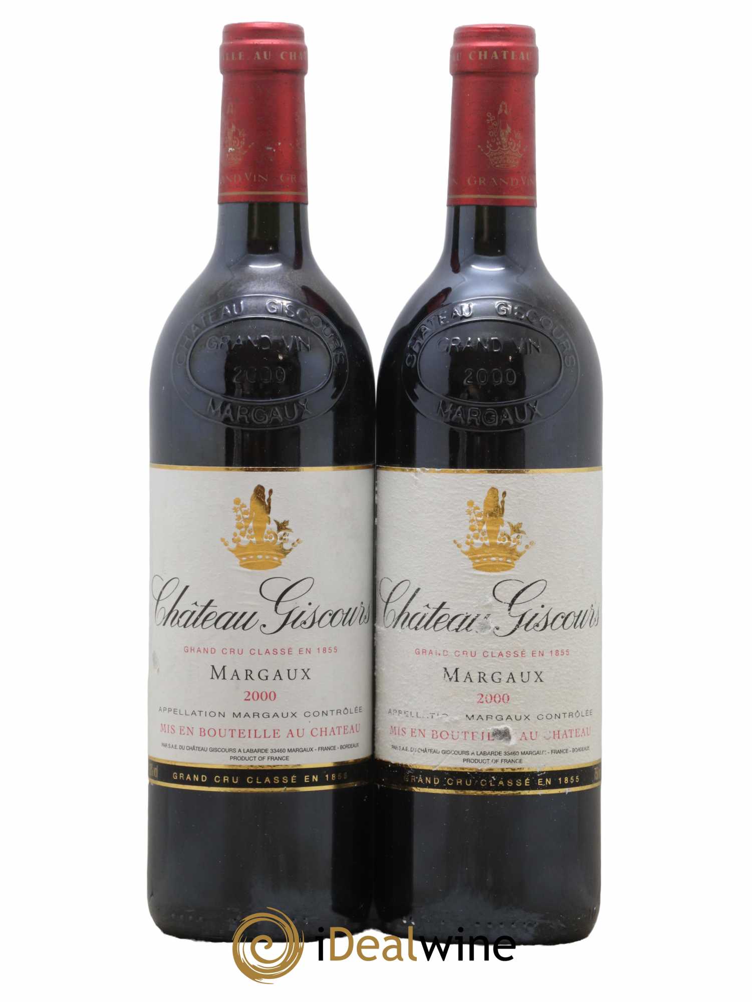 Château Giscours 3ème Grand Cru Classé 2000 - Lot de 2 bouteilles - 0