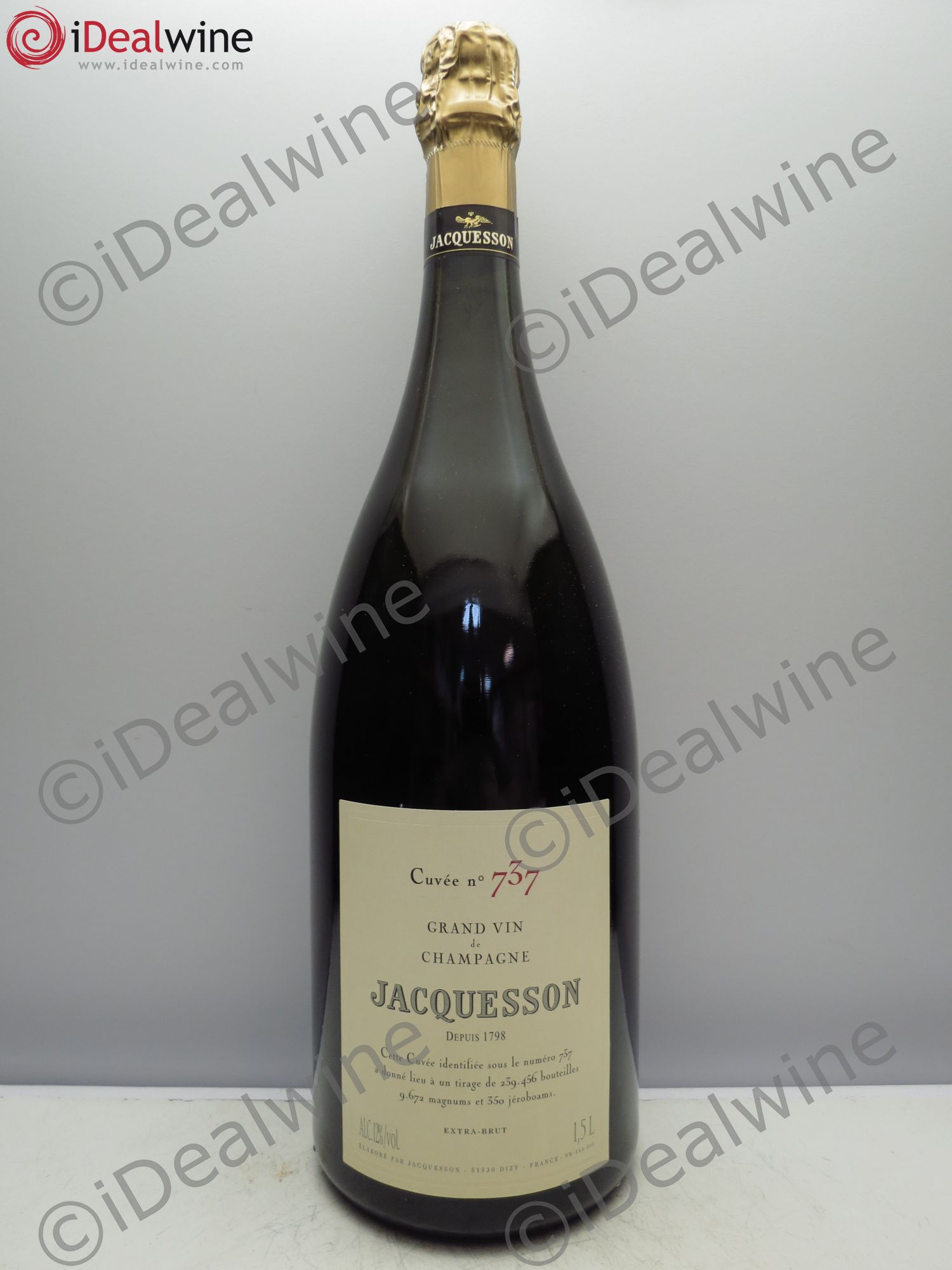 Champagne Jacqueson Cuvée 737 - Posten von 1 Magnum - 0