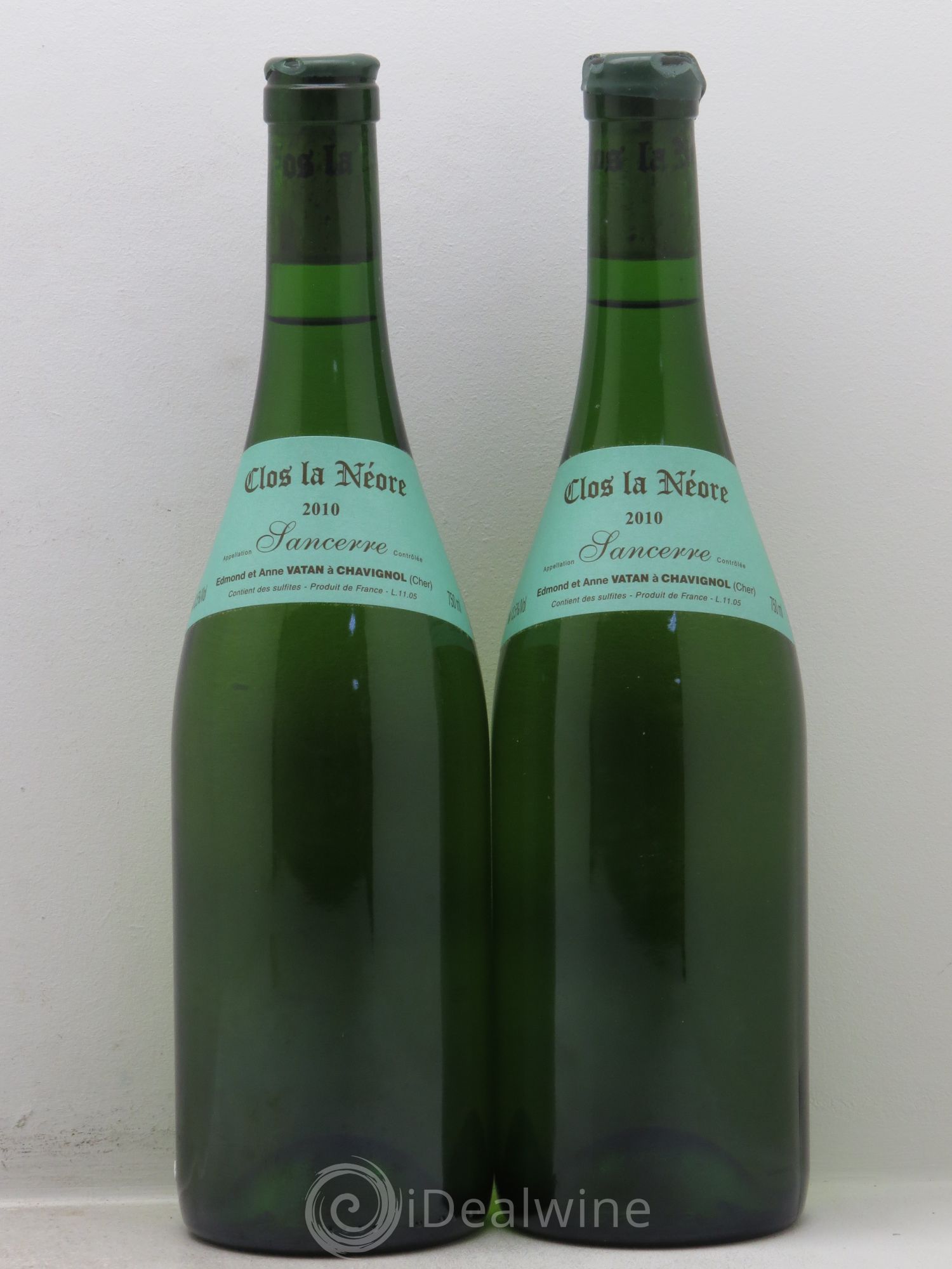 Sancerre Clos la Neore Edmond Vatan 2010 - Lot de 2 bouteilles - 0