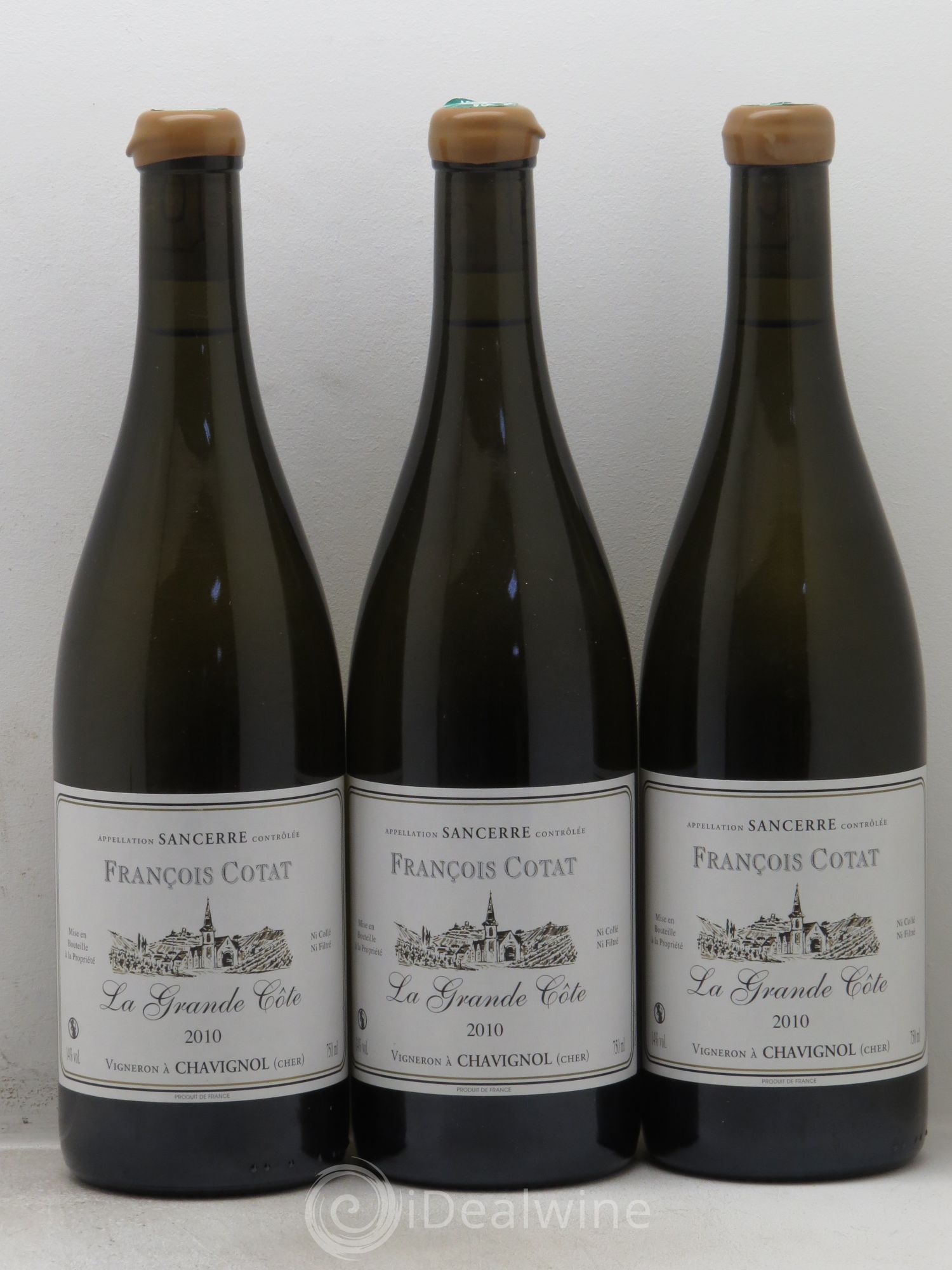Sancerre La Grande Côte François Cotat 2010 - Lot de 3 bouteilles - 0