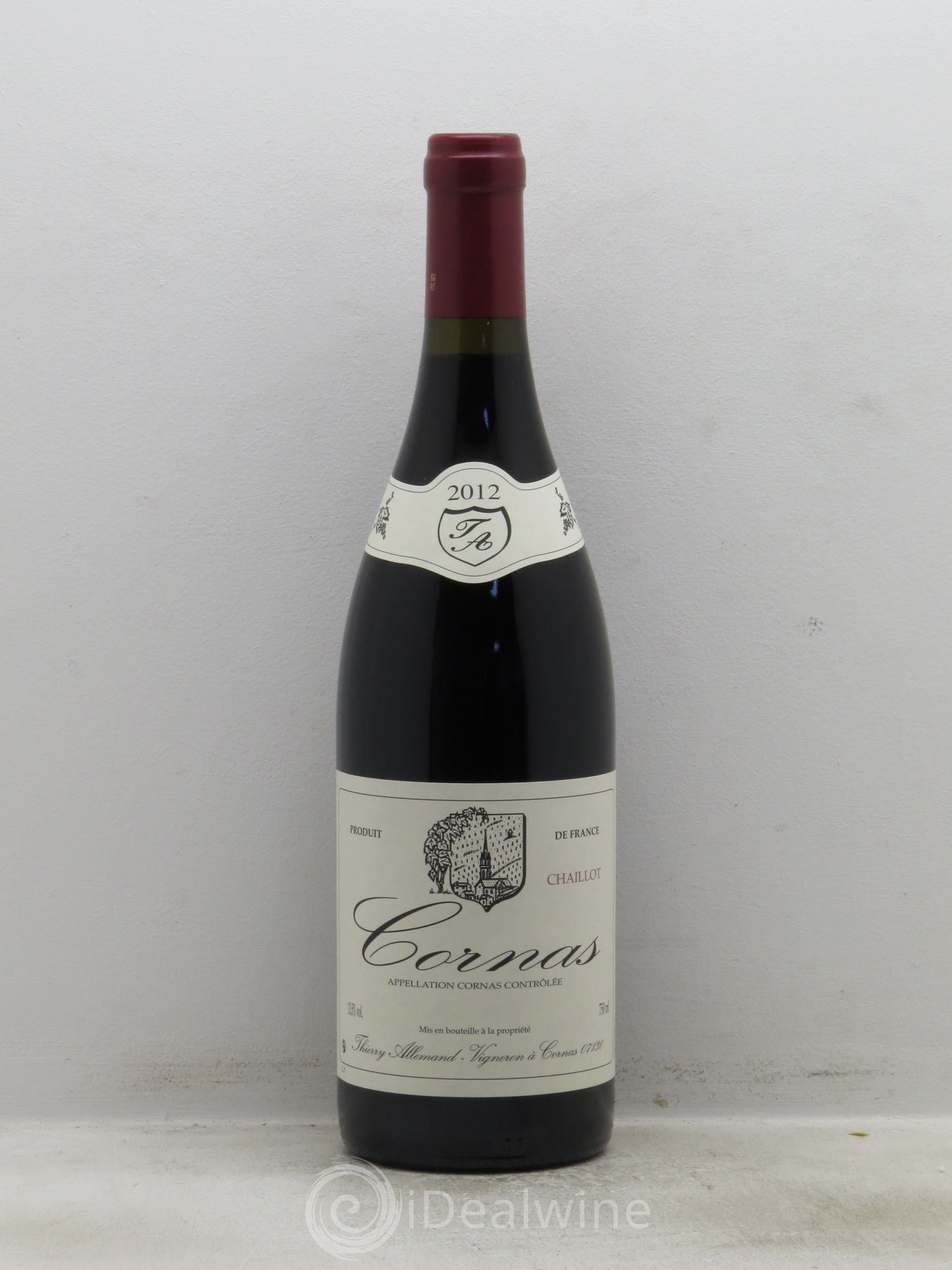 Cornas Chaillot Thierry Allemand 2012 - Lot de 1 bouteille - 0