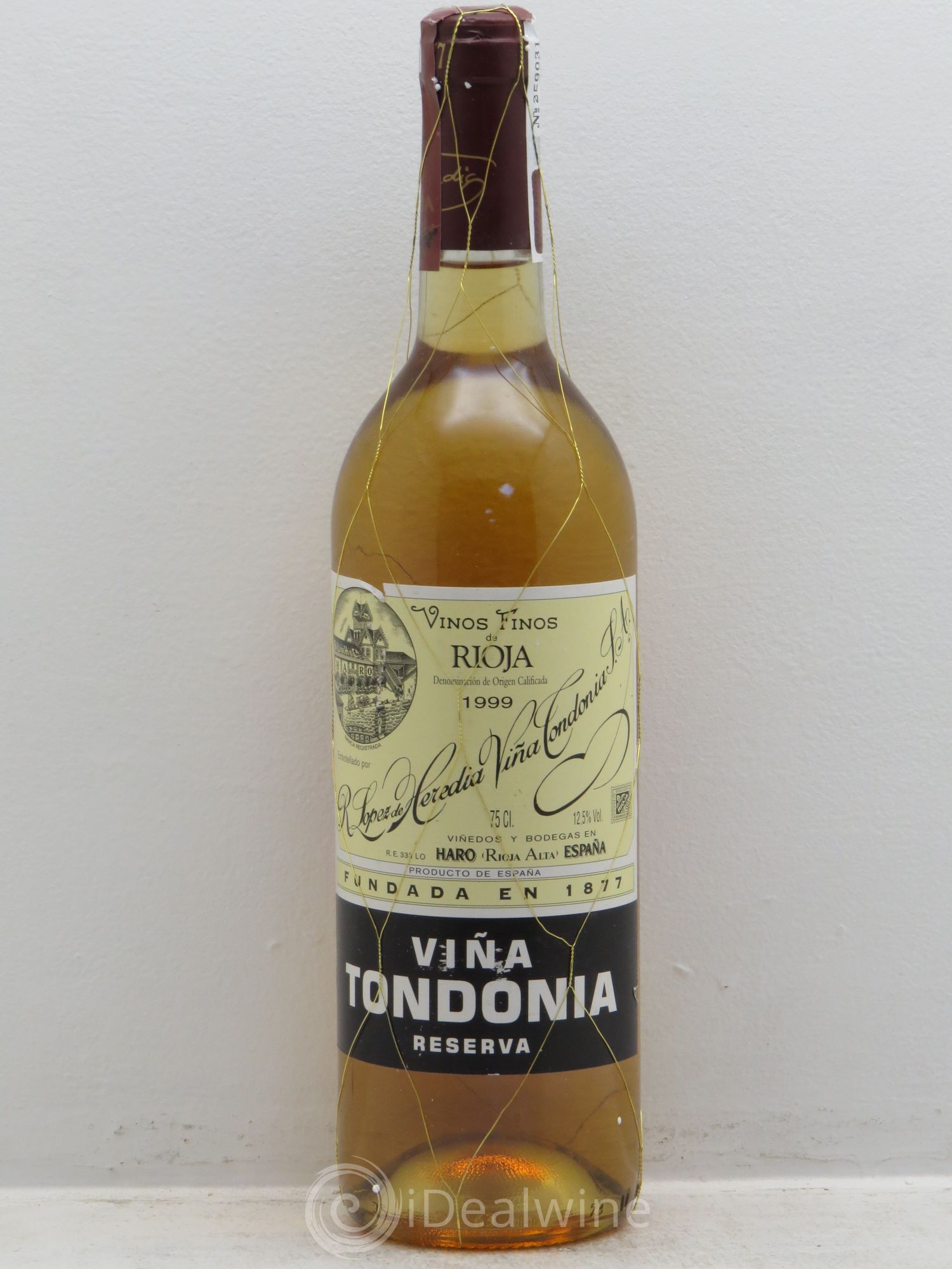 Rioja DOCA Reserva Vina Tondonia R. Lopez de Heredia (senza prezzo di riserva) 1999 - Lotto di 1 bottiglia - 0