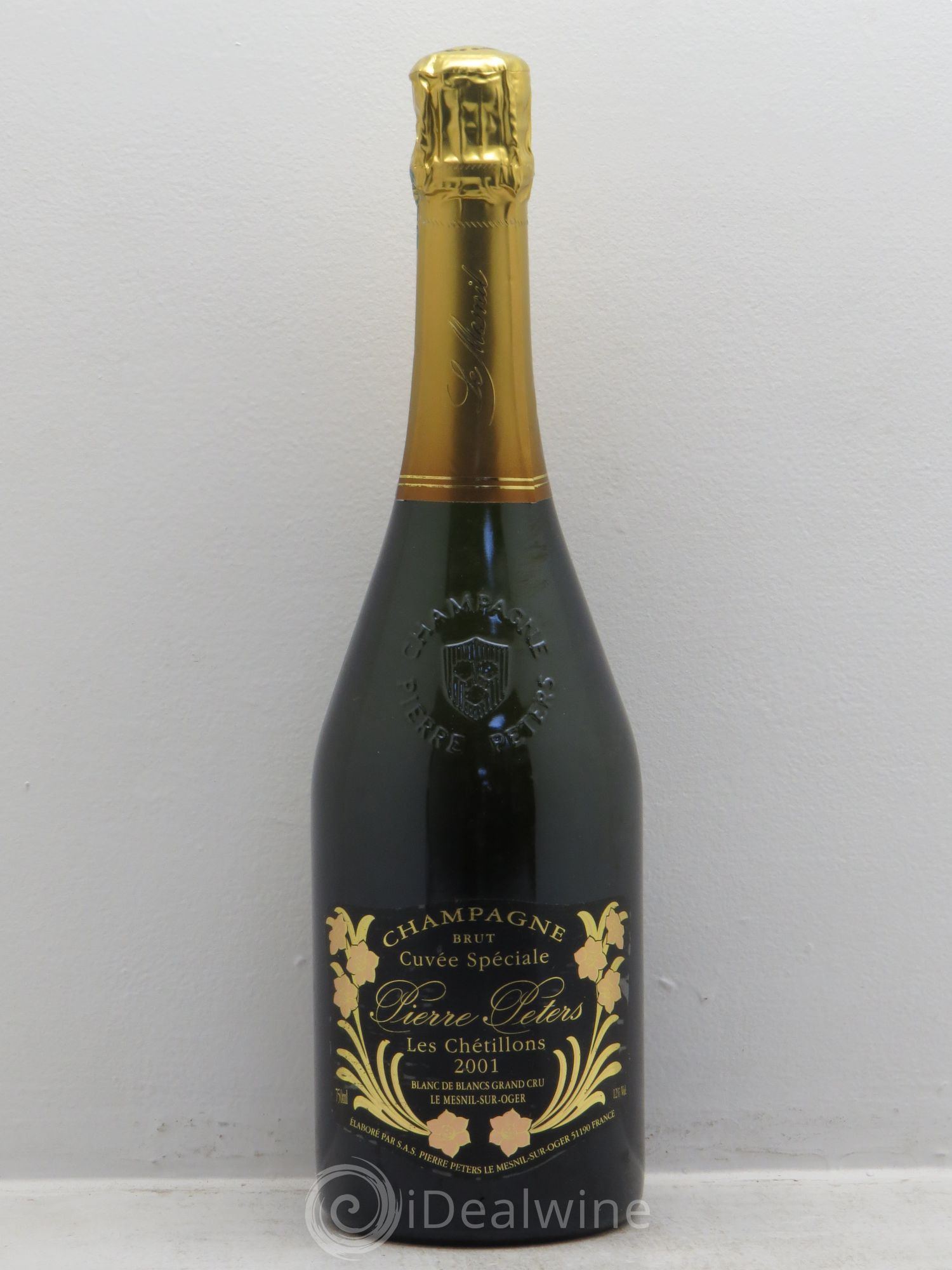 Champagne Cuvée spéciale p.Potens les Chétillons (sans prix de réserve) 2001 - Posten von 1 Flasche - 0