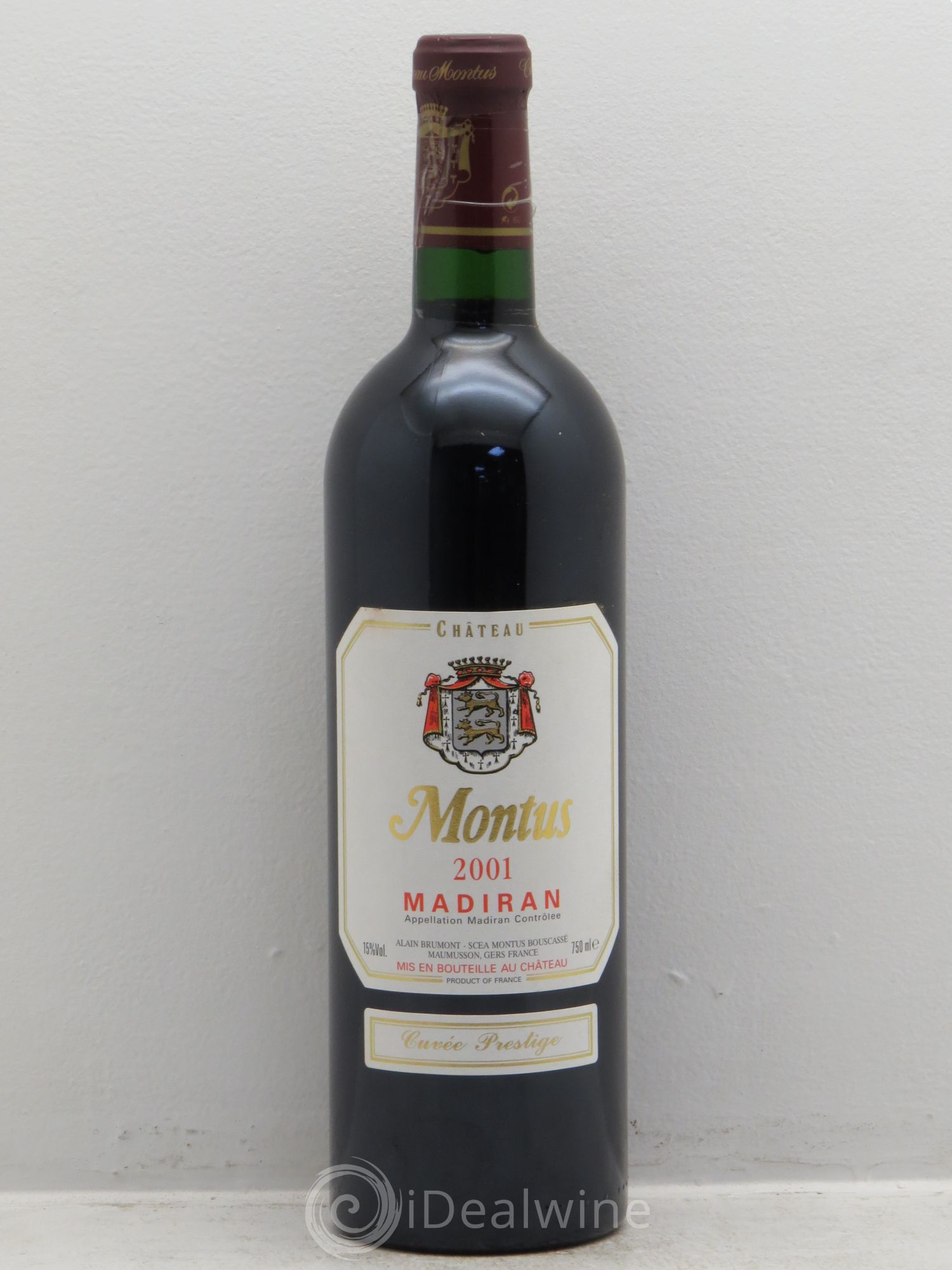 Madiran Château Montus-Prestige Alain Brumont (sans prix de réserve) 2001 - Lot de 1 bouteille - 0