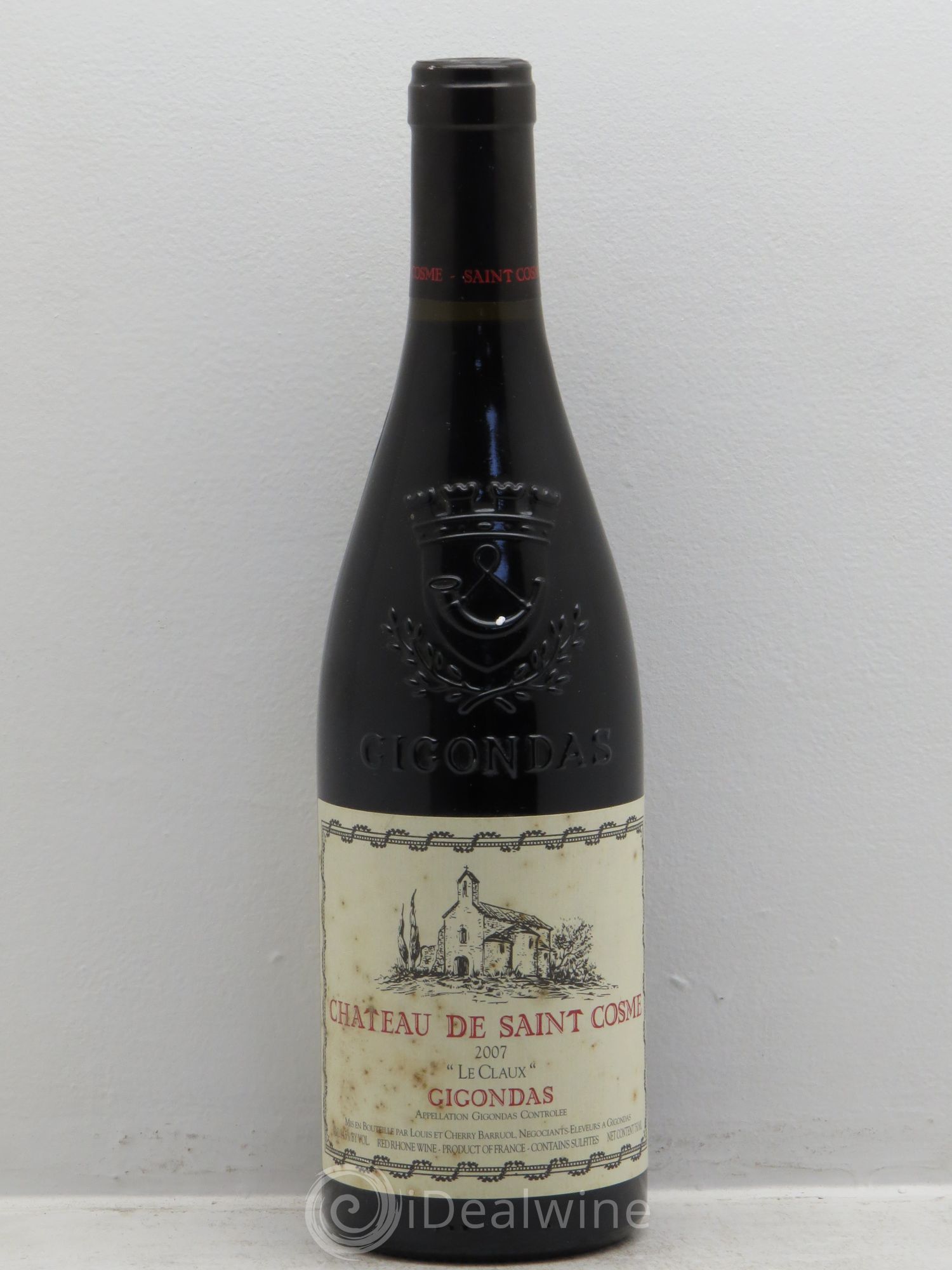 Gigondas Le Claux Saint Cosme (sans prix de réserve) 2007 - Lot de 1 bouteille - 0