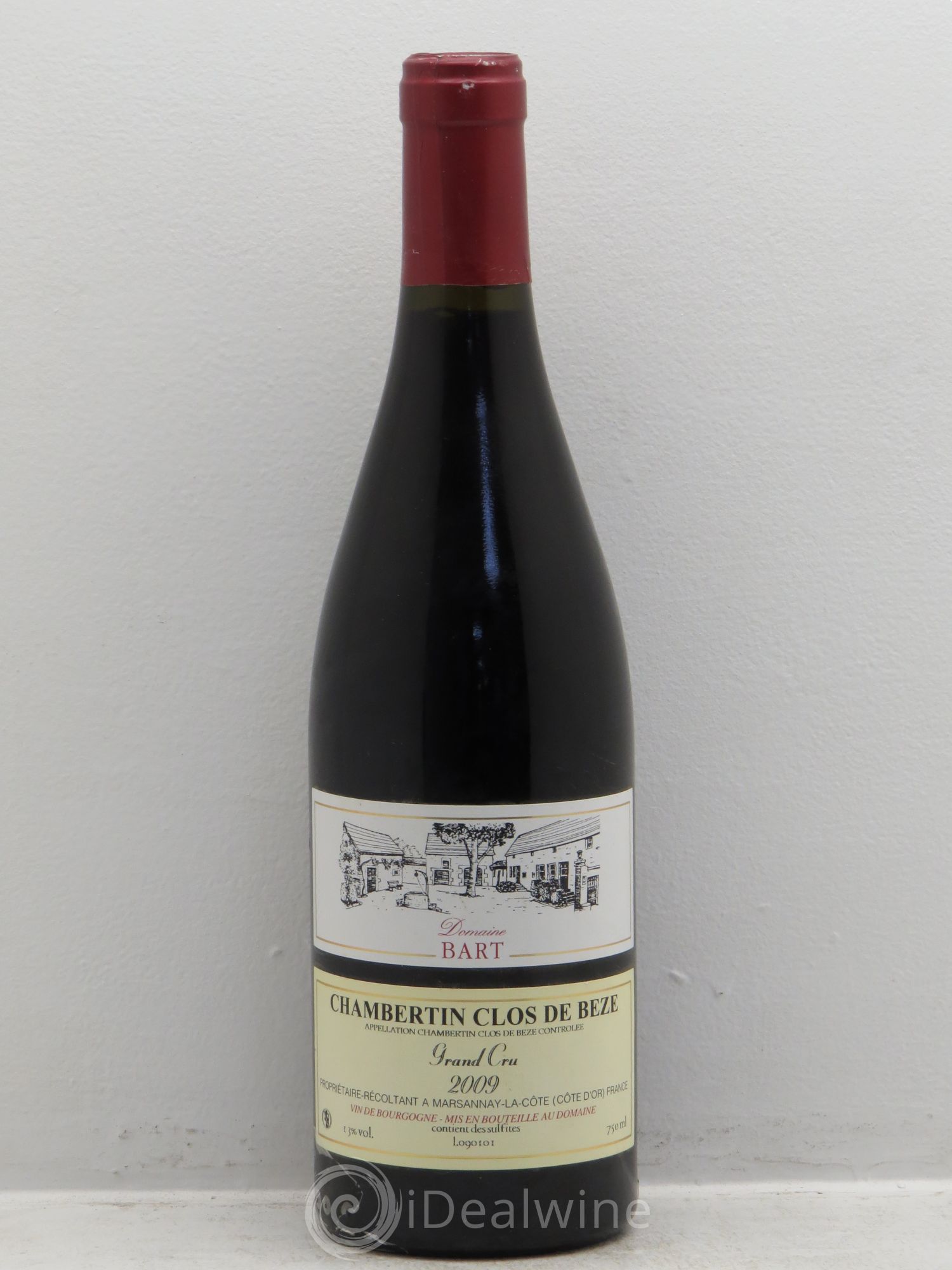 Chambertin Clos de Bèze Grand Cru Domaine Bart (sans prix de réserve) 2009 - Posten von 1 Flasche - 0