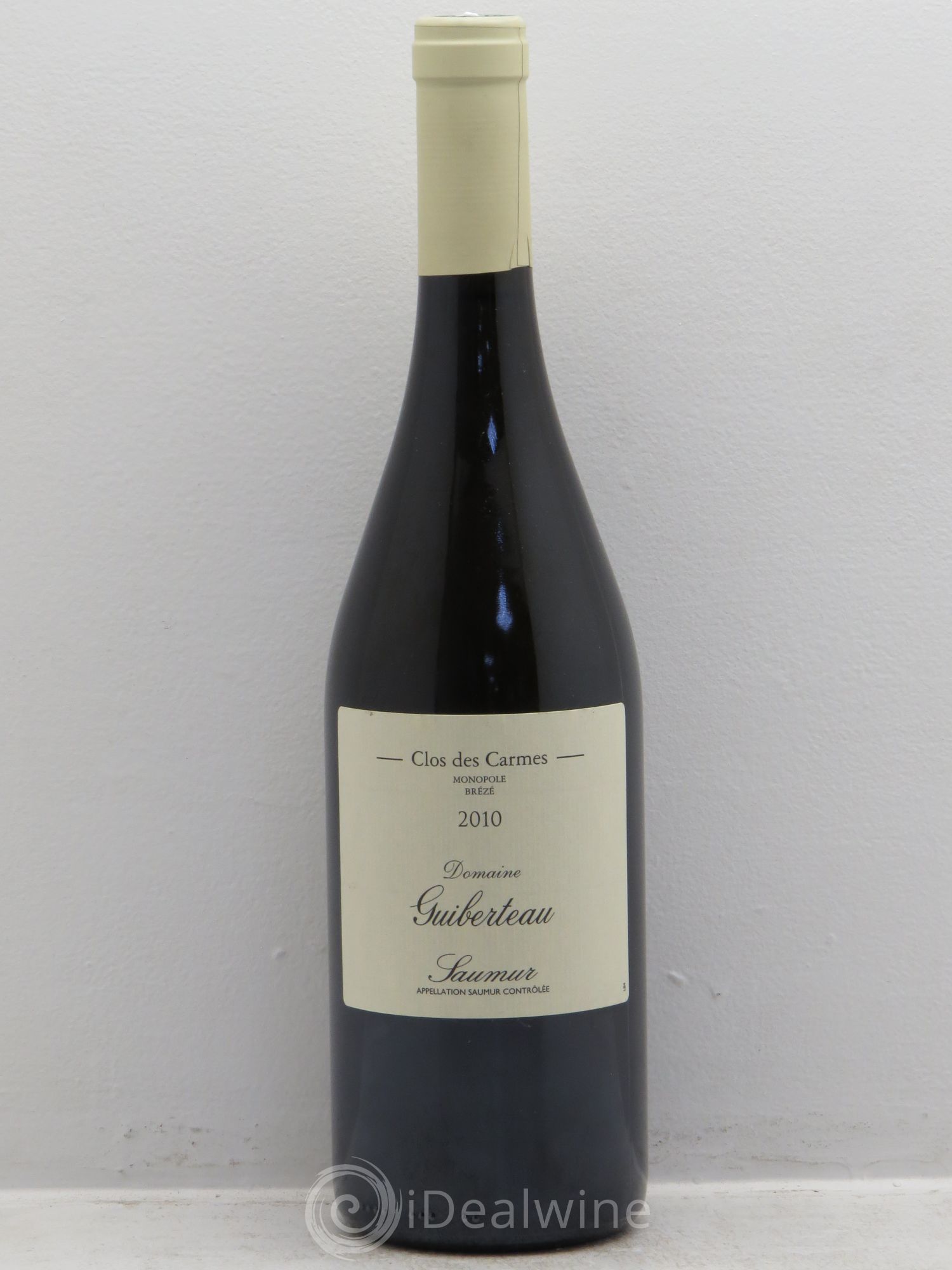 Saumur Clos des carmes Guiberteau (sans prix de réserve) 2010 - Posten von 1 Flasche - 0