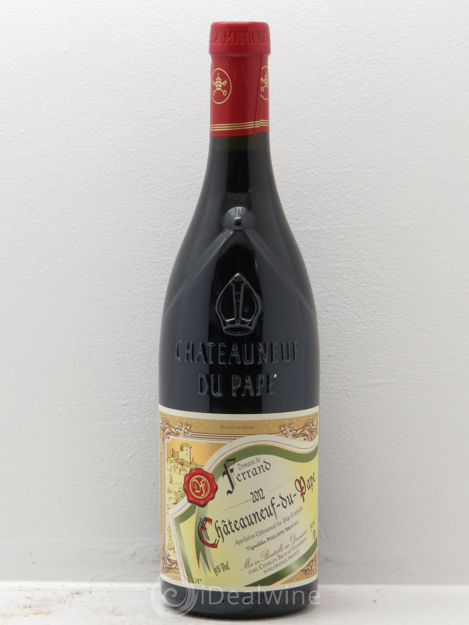 Châteauneuf-du-Pape Domaine Ferrand (sans prix de réserve) 2012 - Posten von 1 Flasche - 0