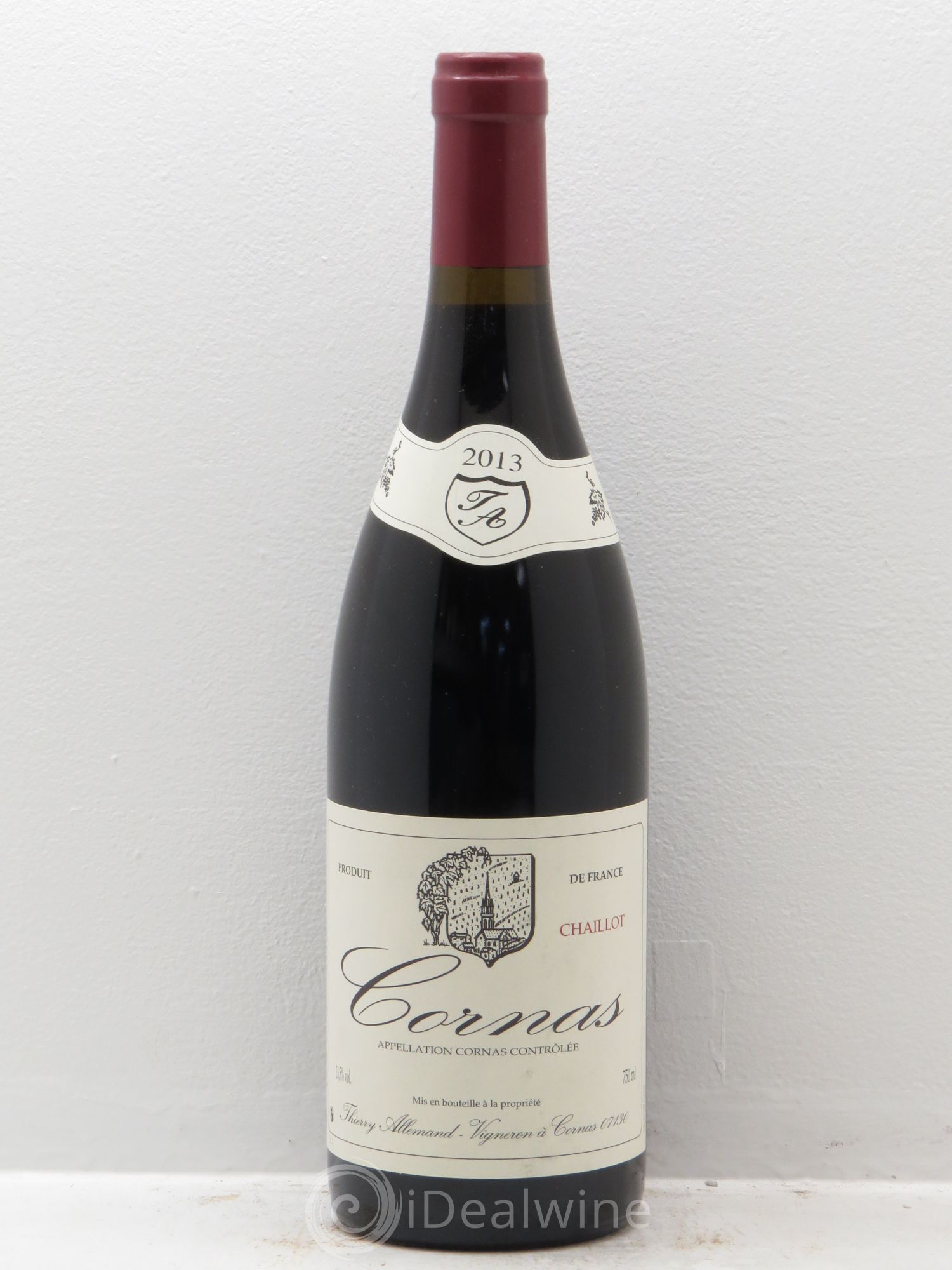 Cornas Chaillot Thierry Allemand (sans prix de réserve) 2013 - Lot de 1 bouteille - 0