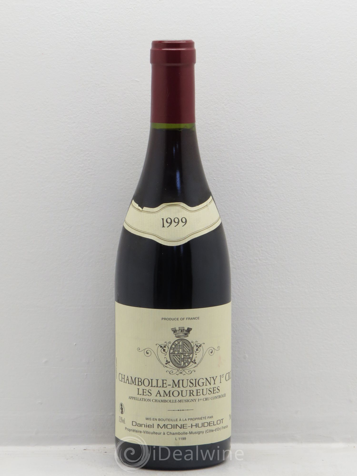 Chambolle-Musigny 1er Cru Les Amoureuses Moine-Hudelot (Domaine) (sans prix de réserve) 1999 - Lot de 1 bouteille - 0