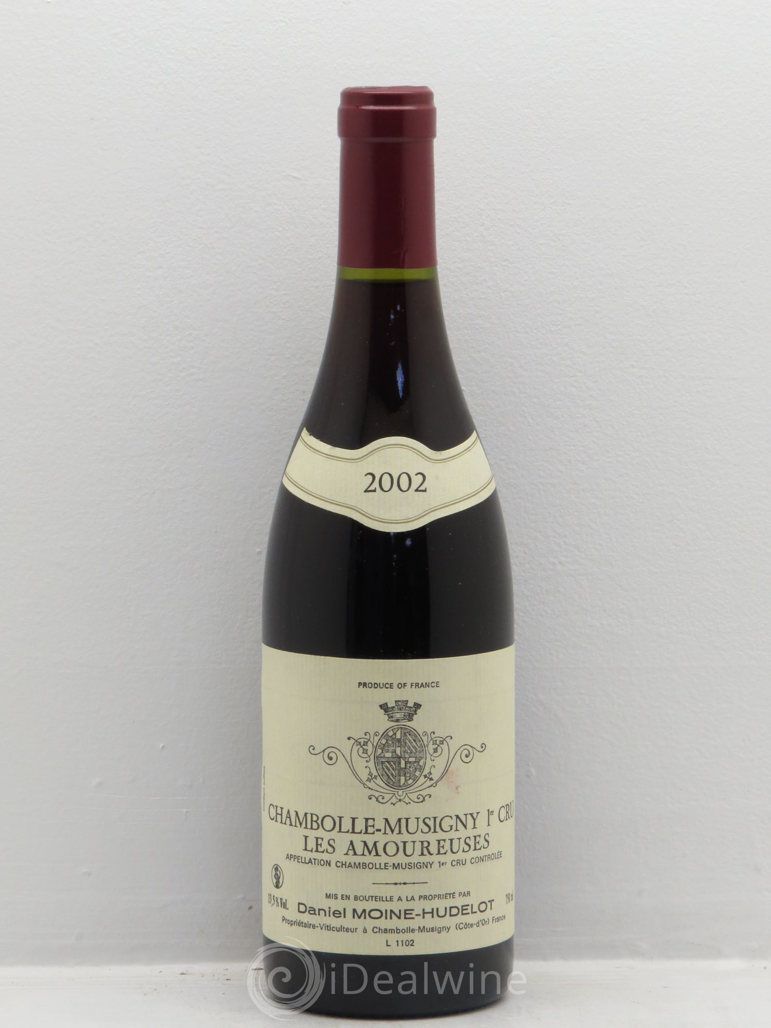 Chambolle-Musigny 1er Cru Les Amoureuses Moine-Hudelot (Domaine) (sans prix de réserve) 2002 - Lot de 1 bouteille - 0