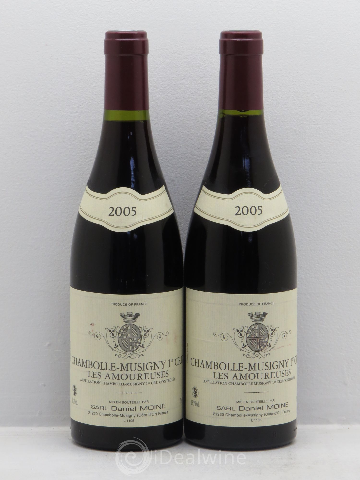 Chambolle-Musigny 1er Cru Les Amoureuses Moine-Hudelot (Domaine) 2005 - Lot de 2 bouteilles - 0