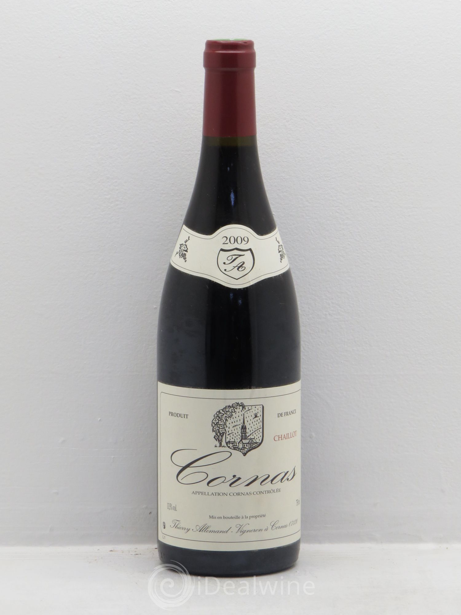 Cornas Chaillot Thierry Allemand 2009 - Lot de 1 bouteille - 0