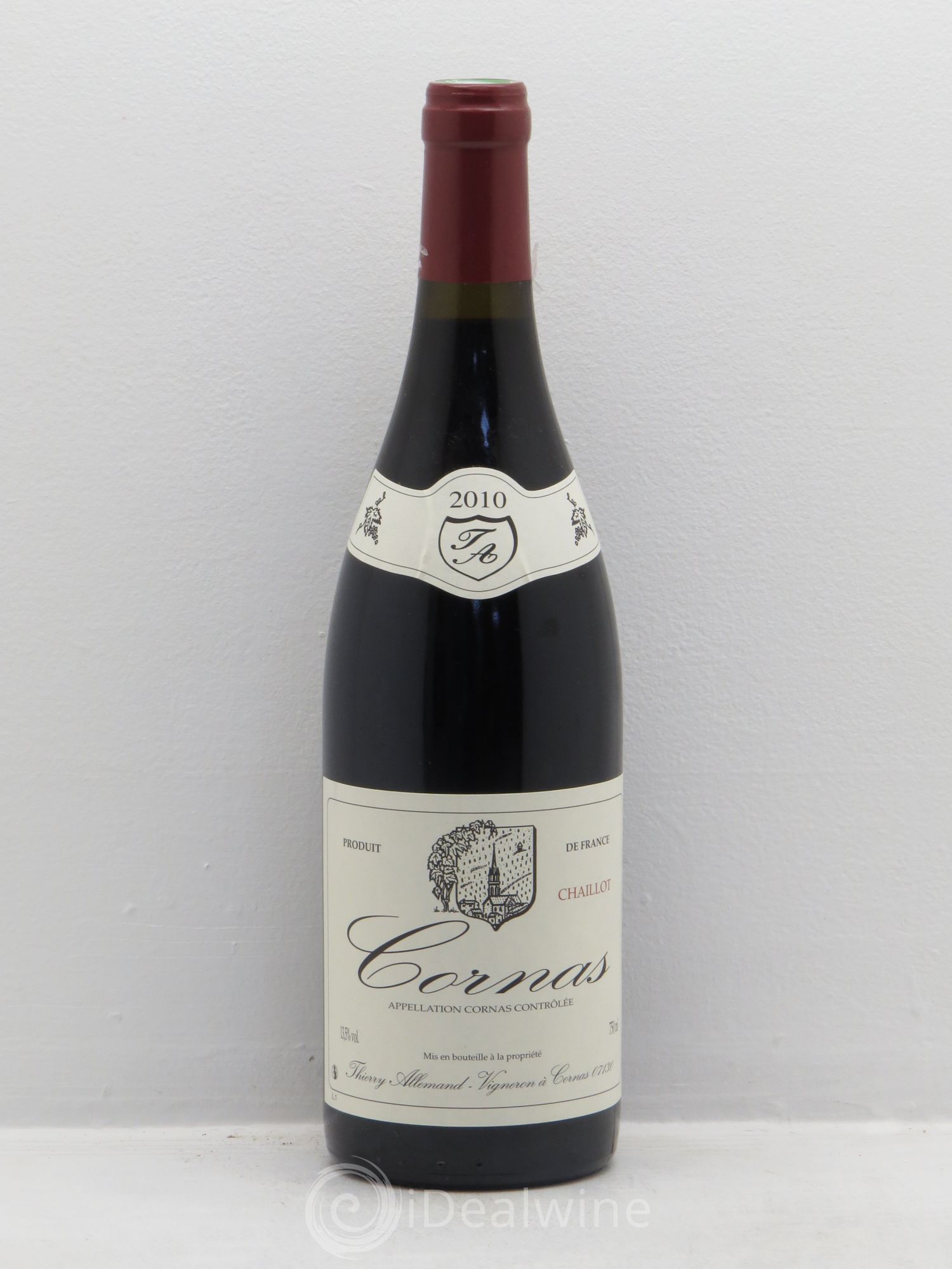 Cornas Chaillot Thierry Allemand 2010 - Lot de 1 bouteille - 0