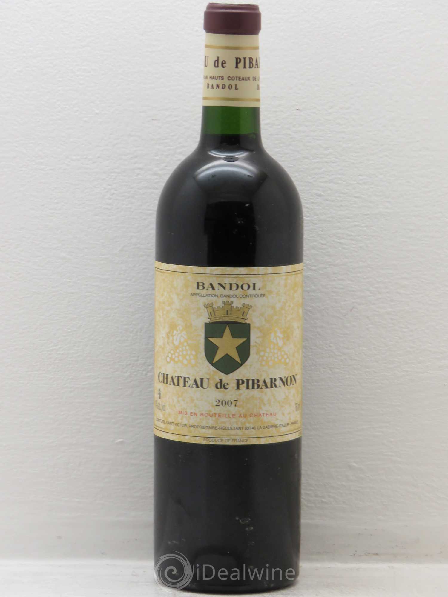 Bandol Château de Pibarnon Comte de Saint-Victor 2007 - Lot de 1 bouteille - 0