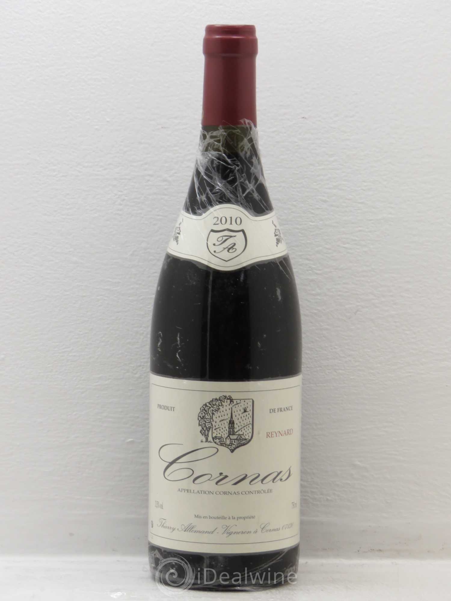 Cornas Reynard Thierry Allemand 2010 - Lot de 1 bouteille - 0