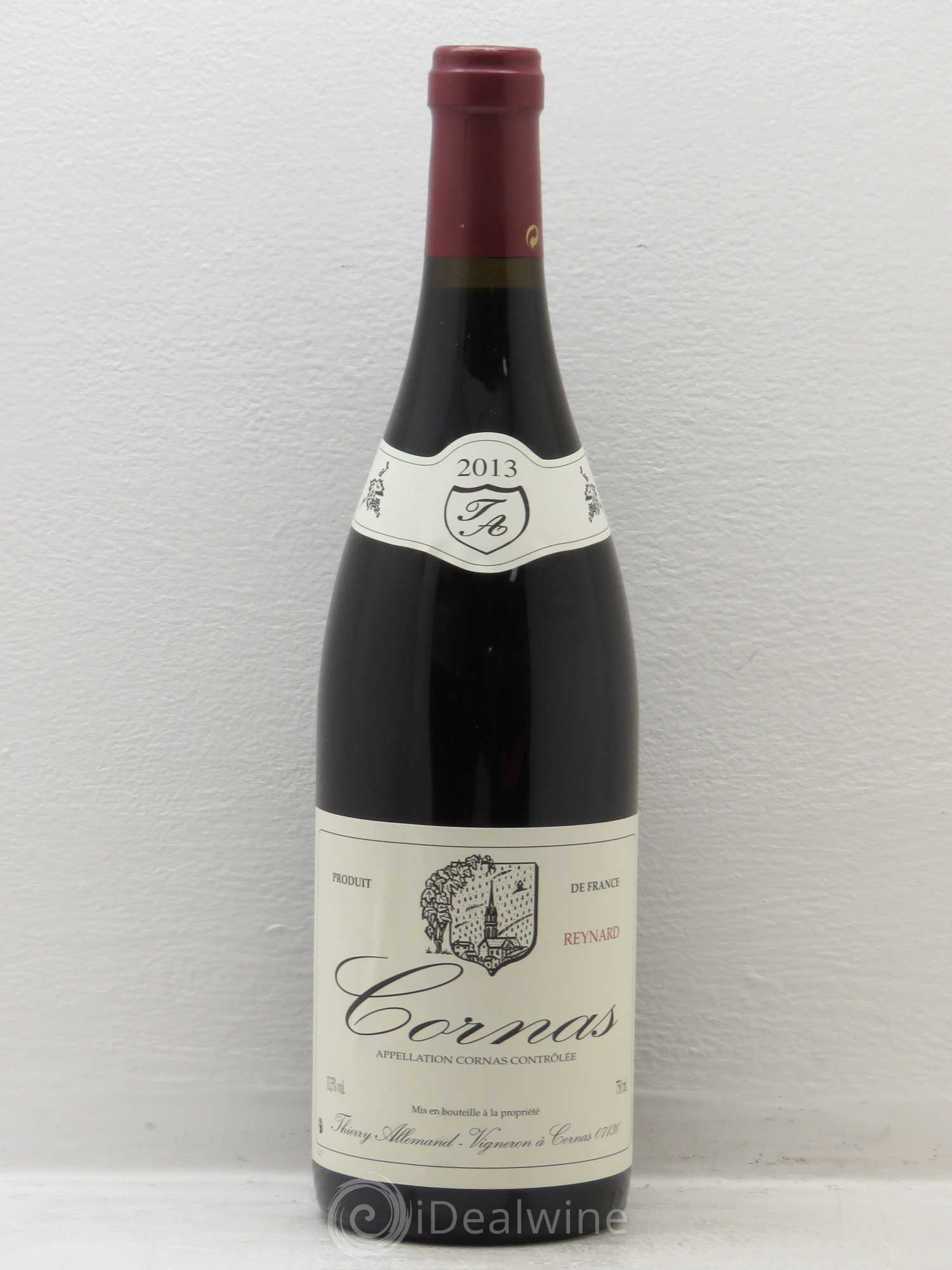 Cornas Reynard Thierry Allemand 2013 - Lot de 1 bouteille - 0