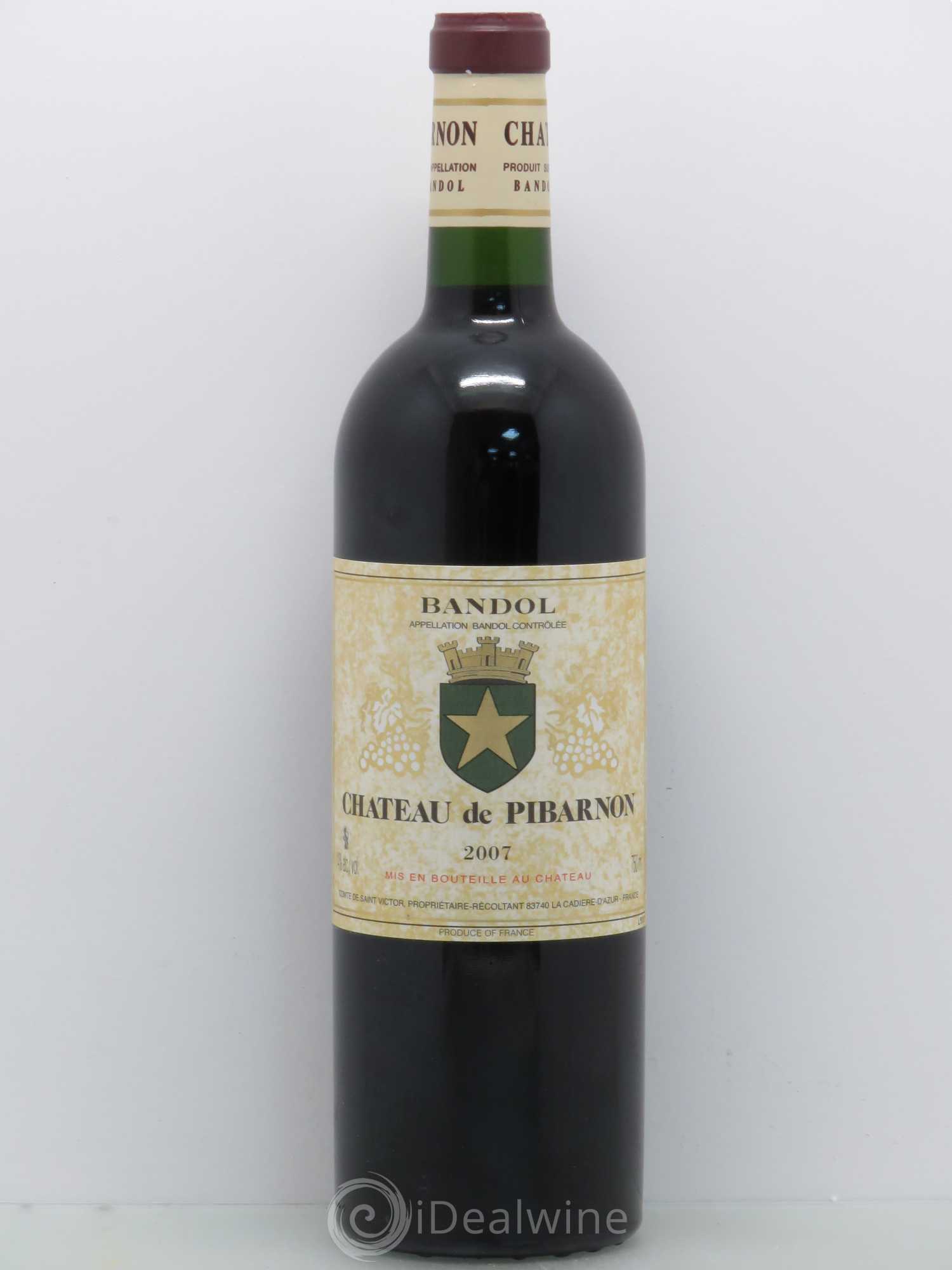 Bandol Château de Pibarnon Comte de Saint-Victor (sans prix de réserve) 2007 - Lot de 1 bouteille - 0