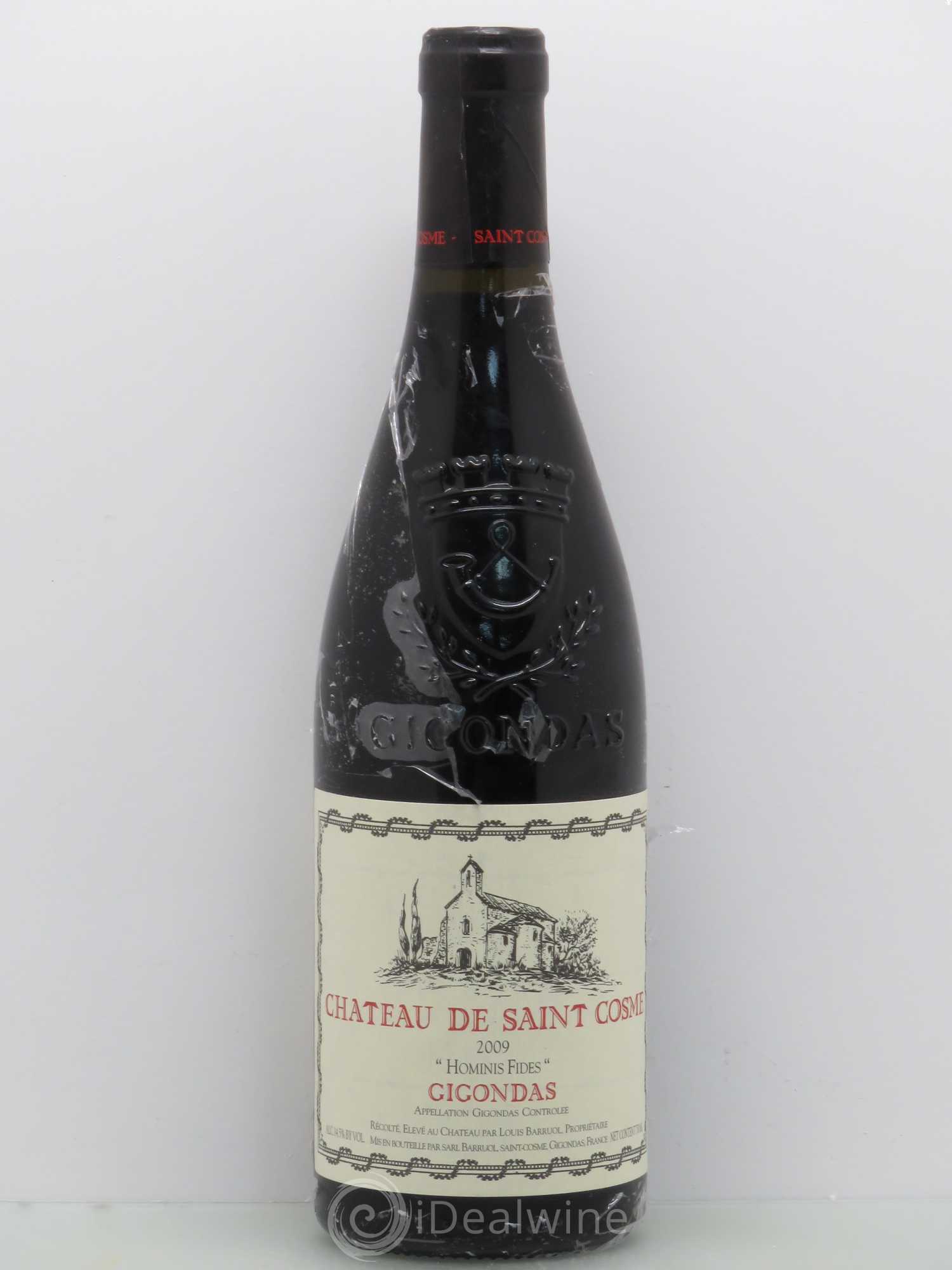 Gigondas Hominis Fides Saint Cosme (sans prix de réserve) 2009 - Lot de 1 bouteille - 0