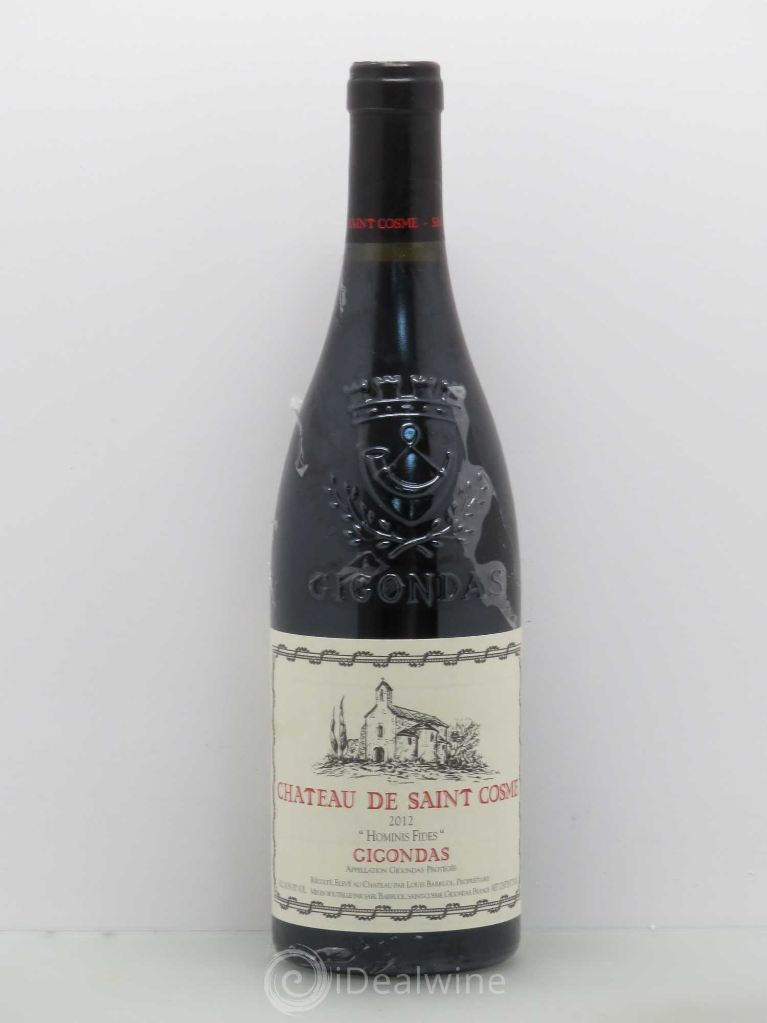 Gigondas Hominis Fides Saint Cosme (sans prix de réserve) 2012 - Lot de 1 bouteille - 0